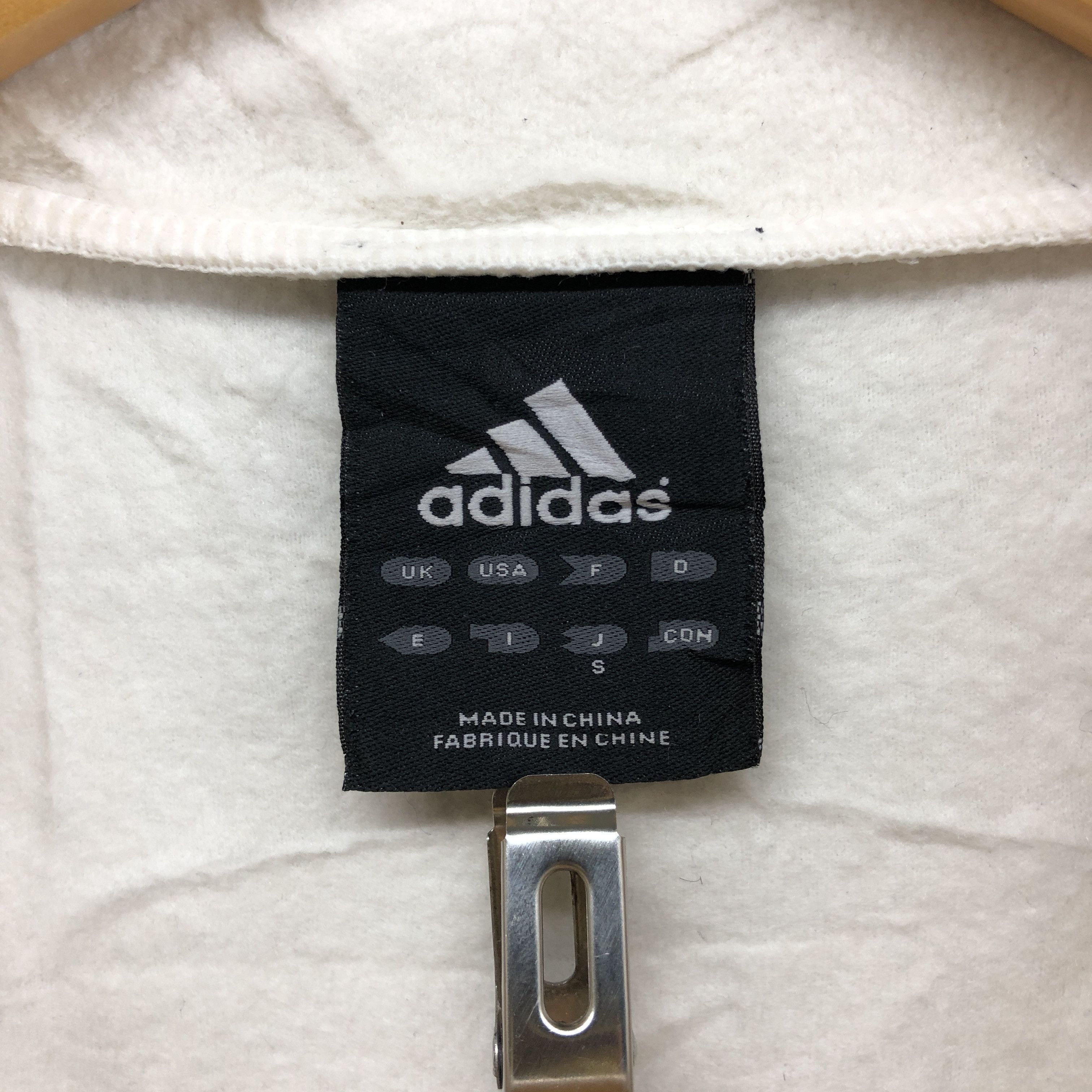 Adidas ADIDAS THREE STRIPE Zipper Fleece #038/C Size US M / EU 48-50 / 2 - 4 Thumbnail
