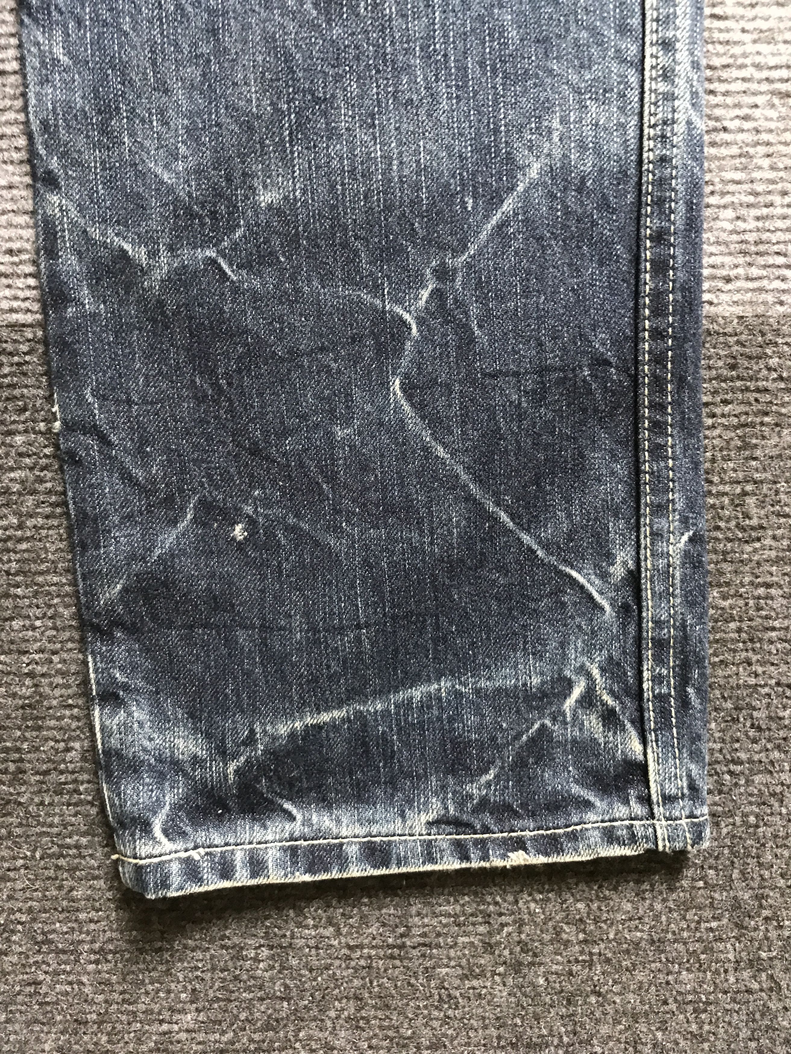 Japanese Brand CP243 Johnbull Distressed Half Cargo Jeans Size US 30 / EU 46 - 9 Thumbnail