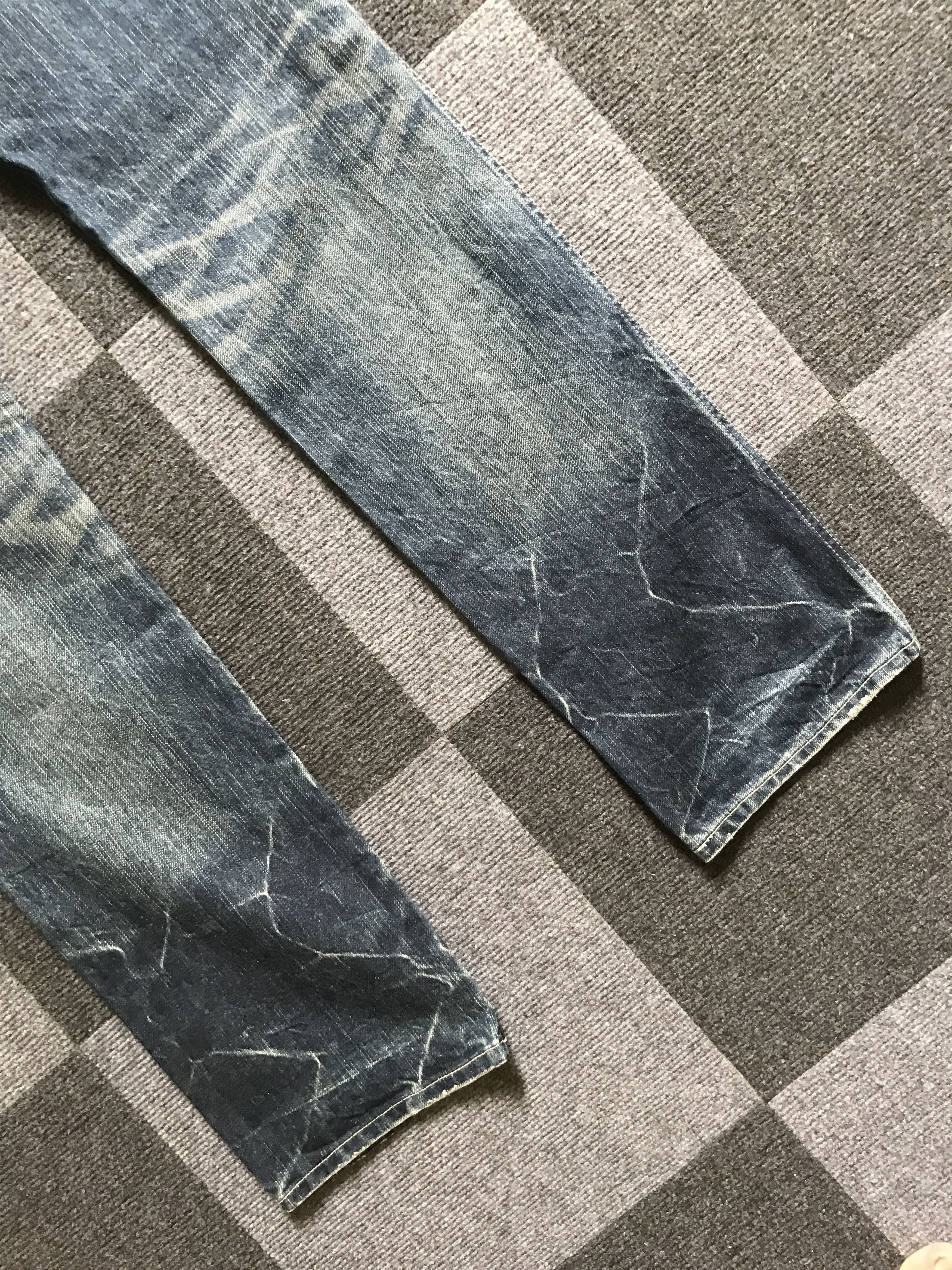 Japanese Brand CP243 Johnbull Distressed Half Cargo Jeans Size US 30 / EU 46 - 14 Thumbnail