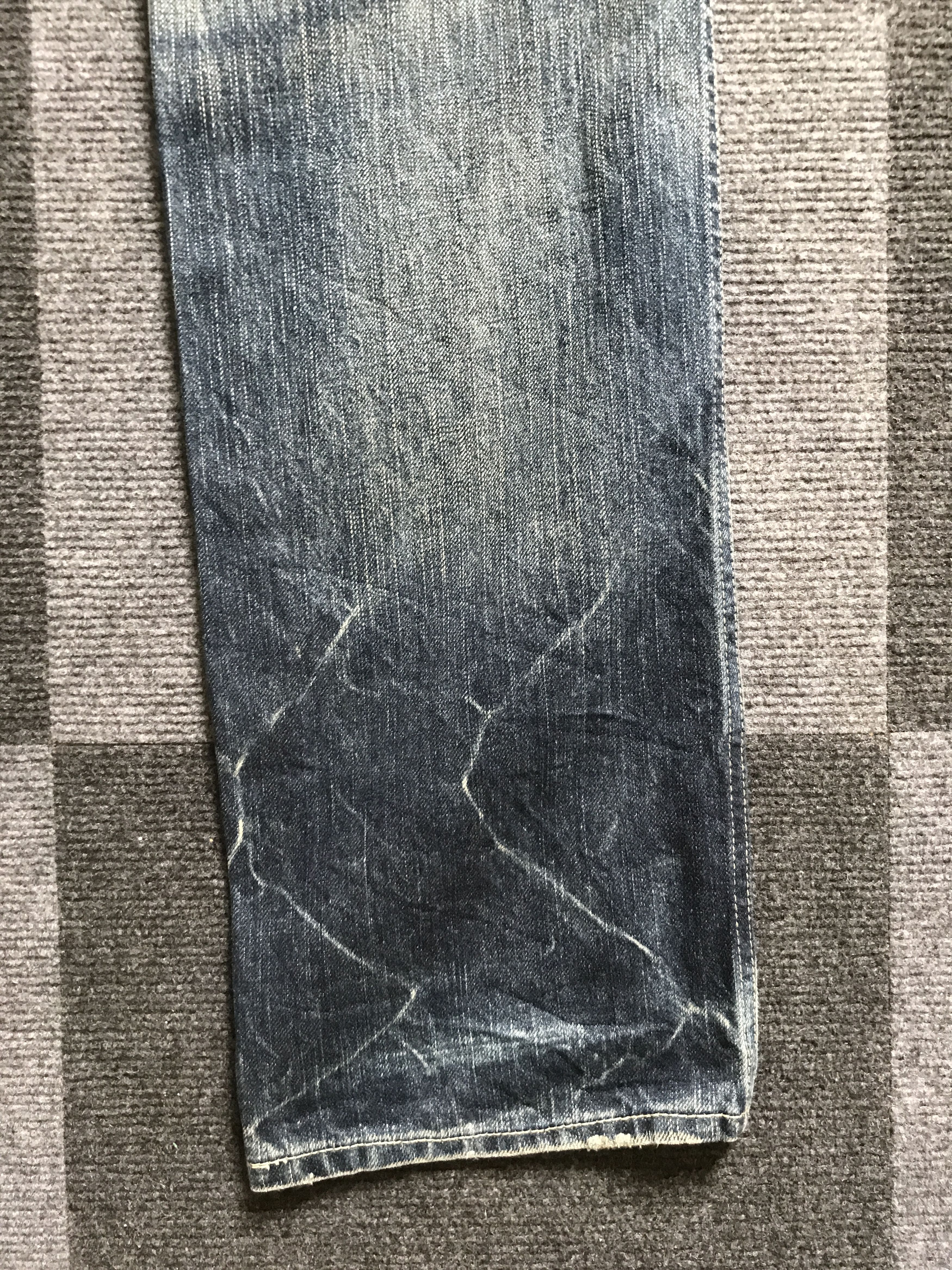Japanese Brand CP243 Johnbull Distressed Half Cargo Jeans Size US 30 / EU 46 - 16 Thumbnail
