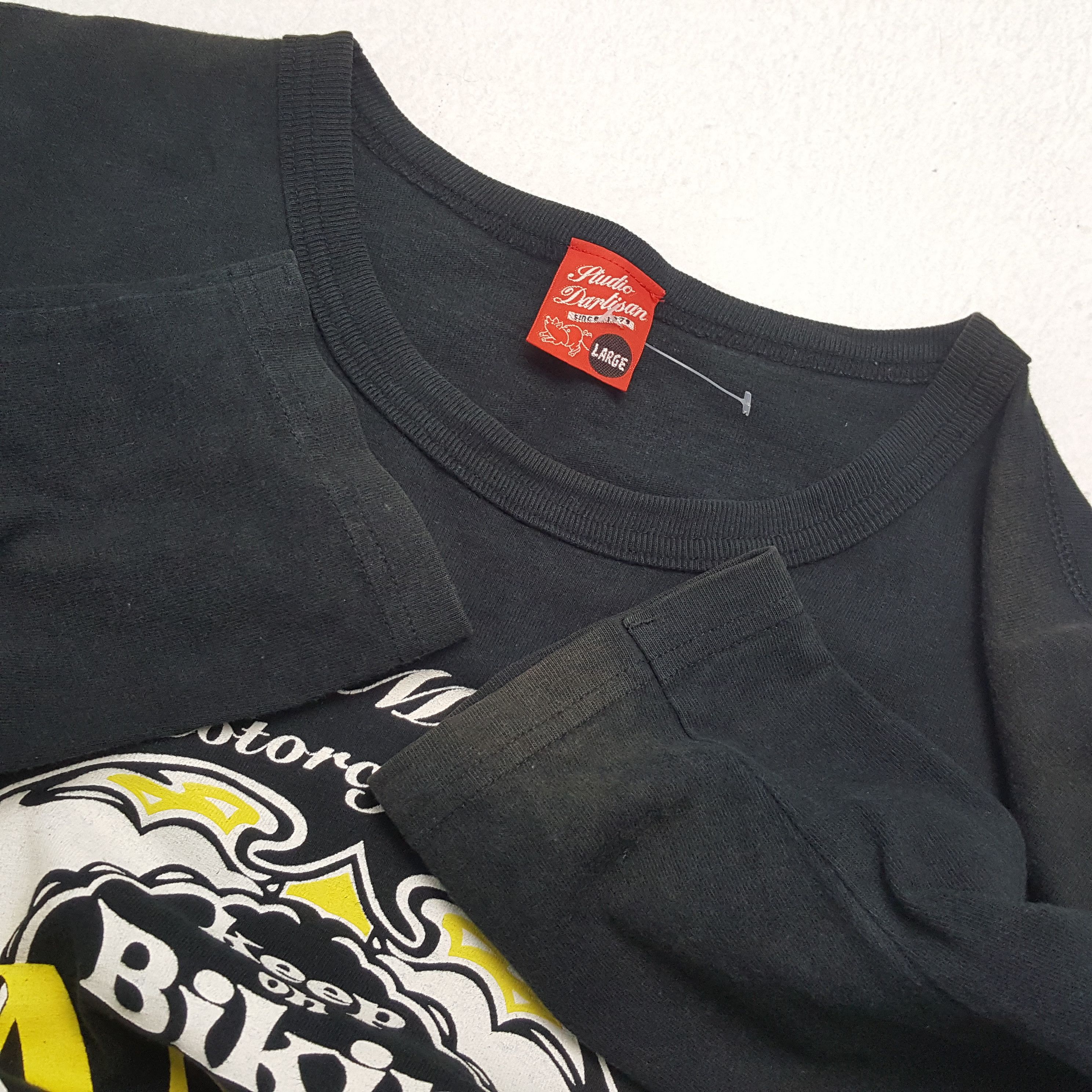 Japanese Brand × Studio D'Artisan × Vintage STUDIO D'ARTISAN Motorcycle Club Long Sleeve Tshirt Size US L / EU 52-54 / 3 - 9 Thumbnail