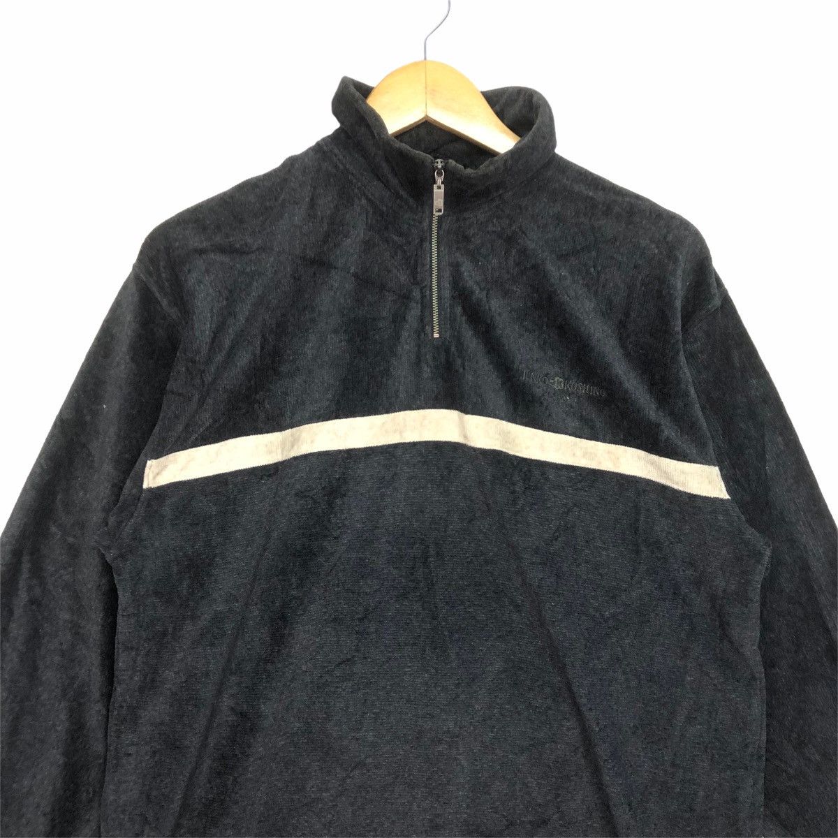 MR JUNKO Junko Koshino For Men Quarter Zip Sweatshirt Grey L