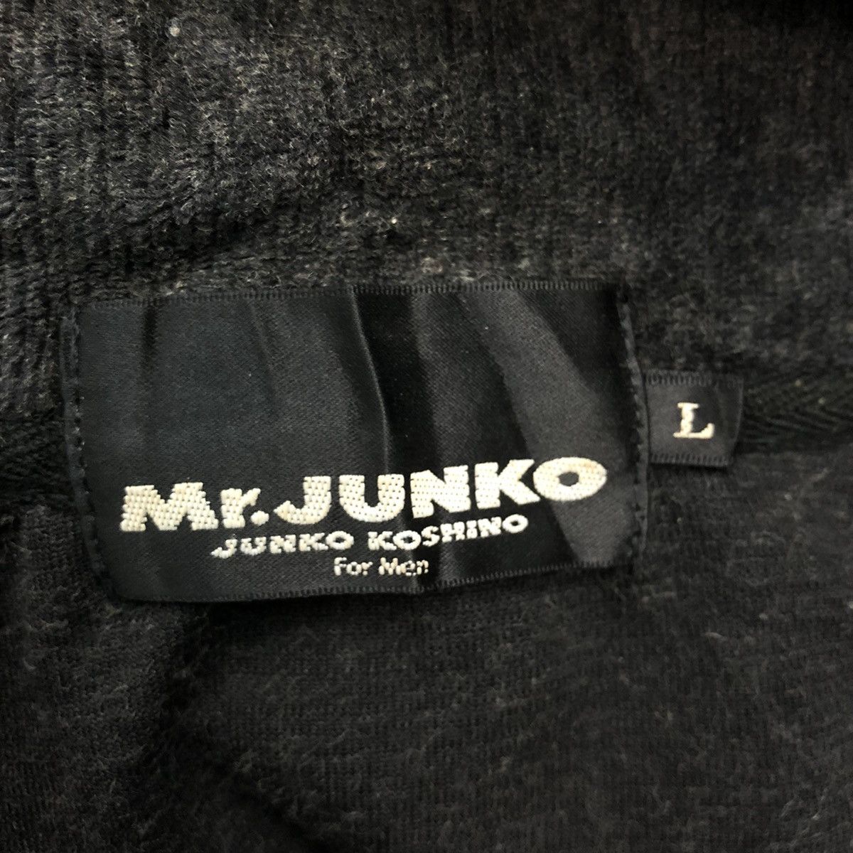 MR JUNKO Junko Koshino For Men Quarter Zip Sweatshirt Grey L