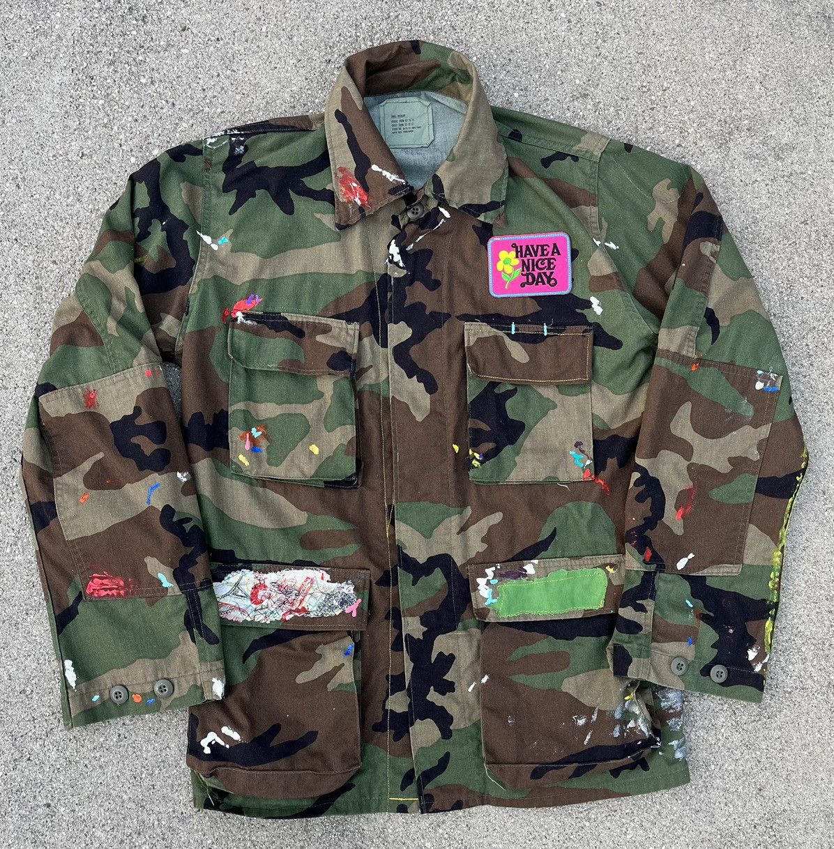Custom Camouflage Jacket Military Army Los Angeles Sucks