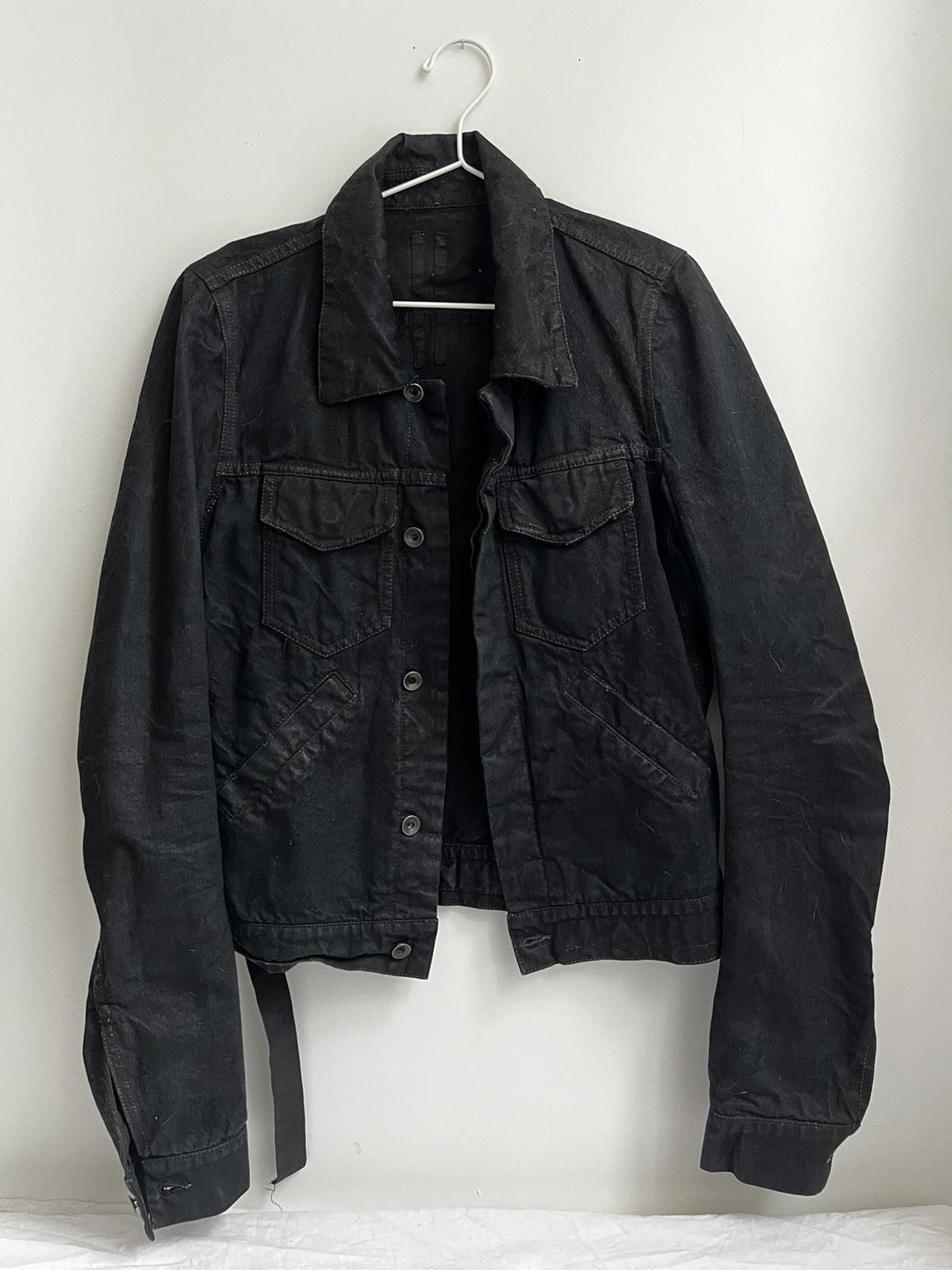 Rick Owens FW19 LARRY RUNWAY DRELLA PARKA NWT | Grailed