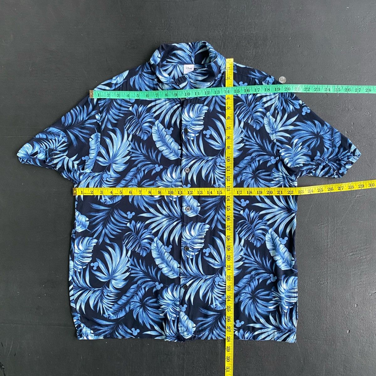 Disney Disney Mickey Hawaii Full Print Button Shirt Ups Size US L / EU 52-54 / 3 - 12 Thumbnail