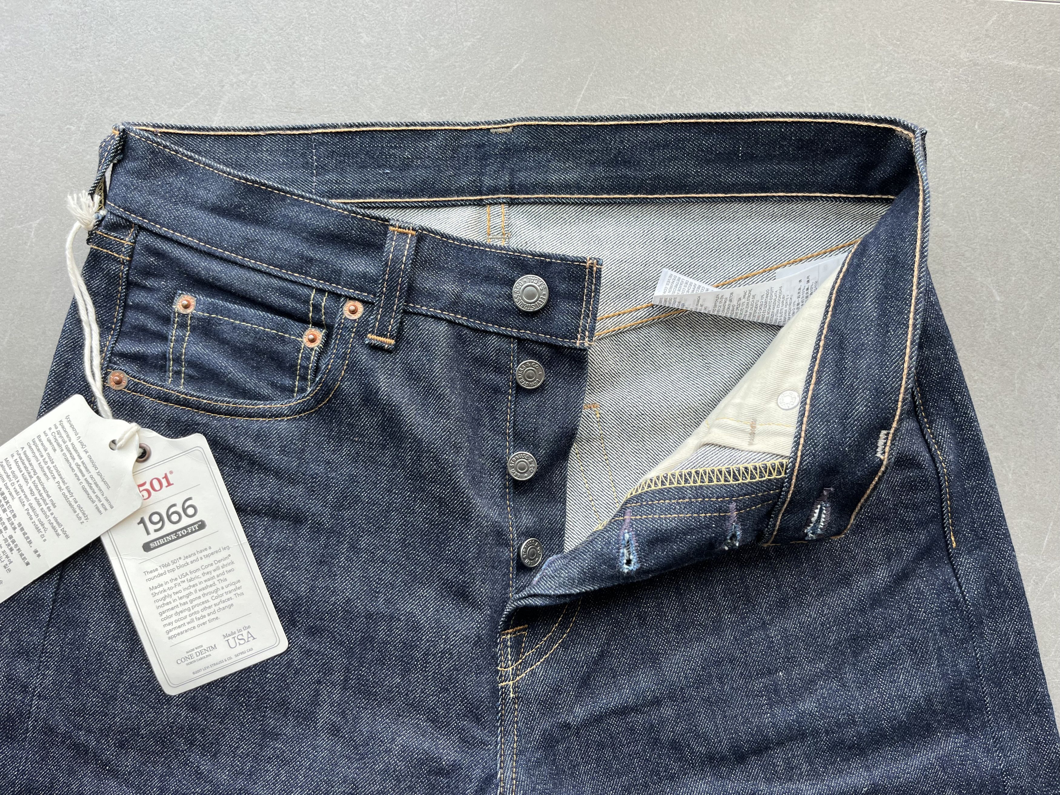 Levi's Vintage Clothing Levis Vintage Clothing LVC 1966 501 XX USA Made Jeans Levi's Size US 30 / EU 46 - 4 Thumbnail
