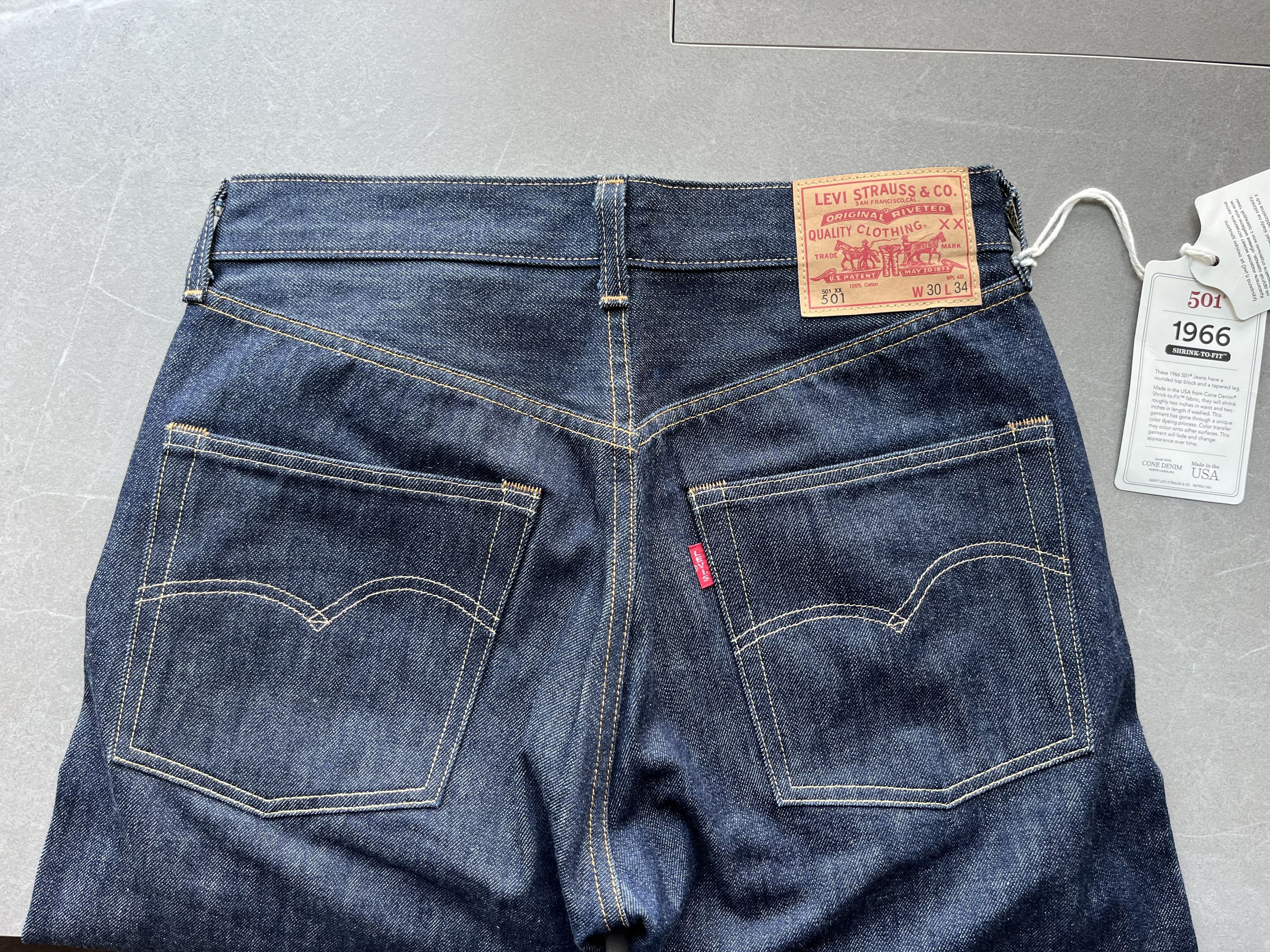 Levi's Vintage Clothing Levis Vintage Clothing LVC 1966 501 XX USA Made Jeans Levi's Size US 30 / EU 46 - 2 Thumbnail