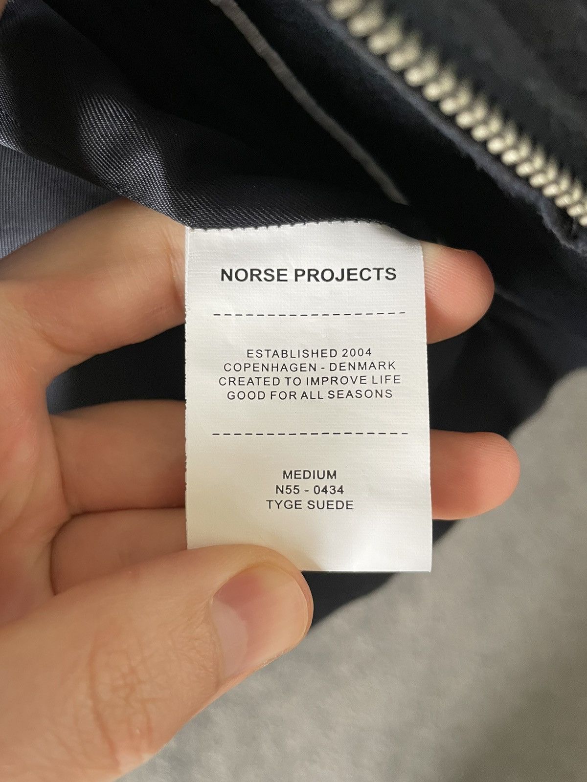 Norse Projects Norse Projects Tyge Jacket in Navy Suede Size US M / EU 48-50 / 2 - 7 Thumbnail