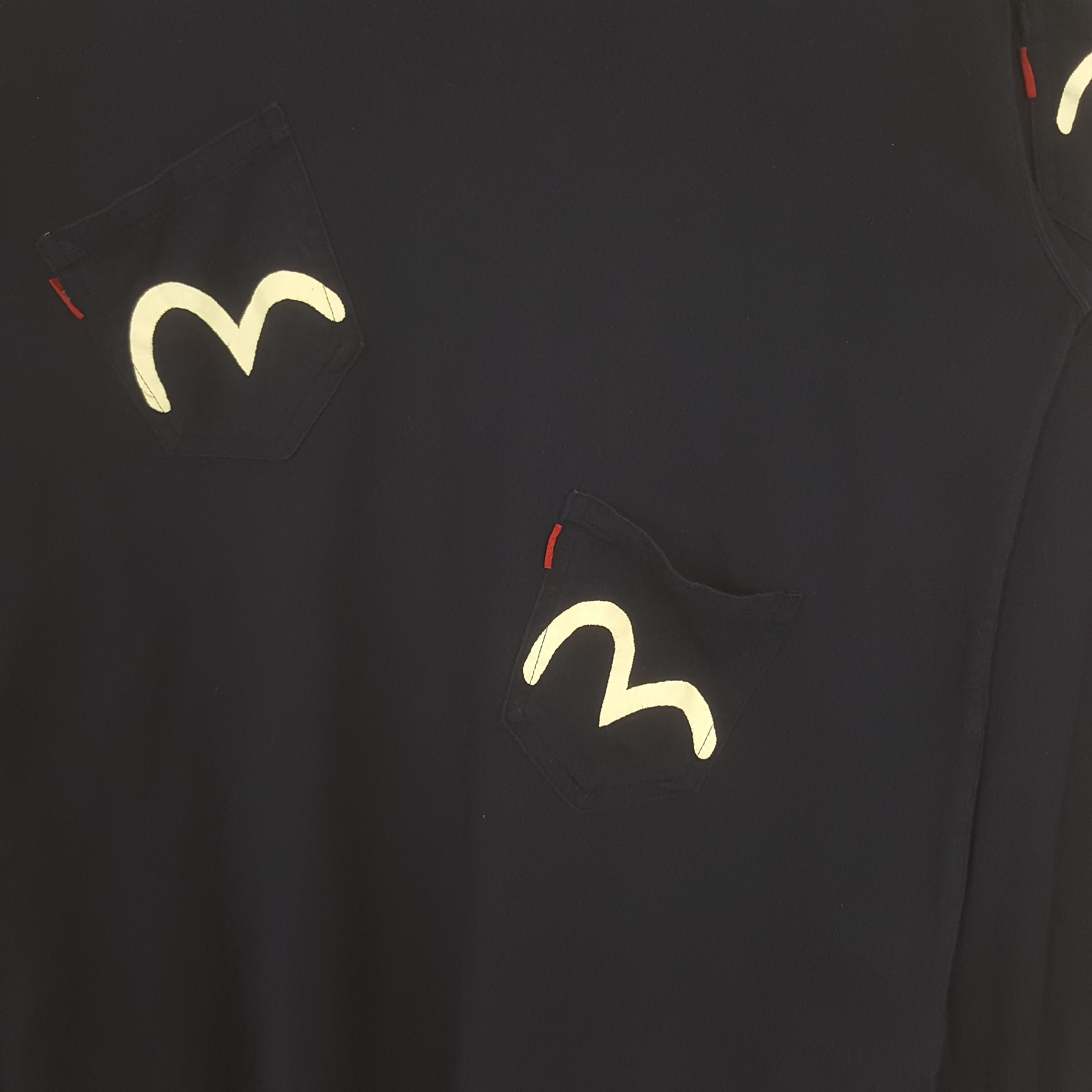Evisu × Japanese Brand × Vintage Vintage Evis Japanese Brand Long Sleeve Tshirt Size US M / EU 48-50 / 2 - 2 Thumbnail