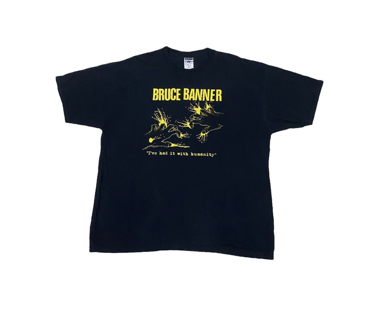 Vintage Bruce banner Mick Jenkins metal Punk Band tees