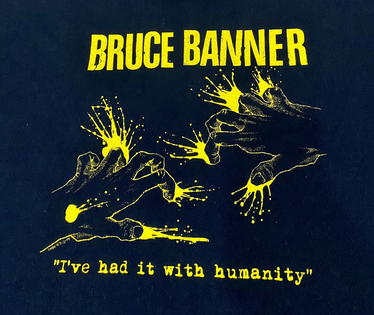 Band Tees Vintage Bruce banner Mick Jenkins metal Punk Band tees Size US XL / EU 56 / 4 - 3 Thumbnail
