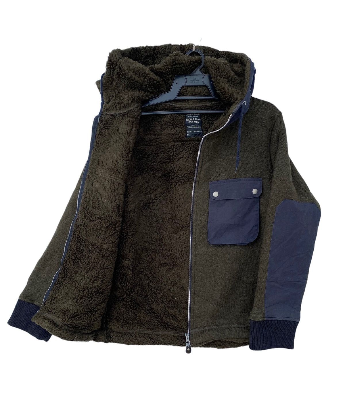 Japanese Brand × Vintage NICOLE CLUB FOR MEN japan NCFM sherpa lining winter jacket Size US M / EU 48-50 / 2 - 3 Thumbnail