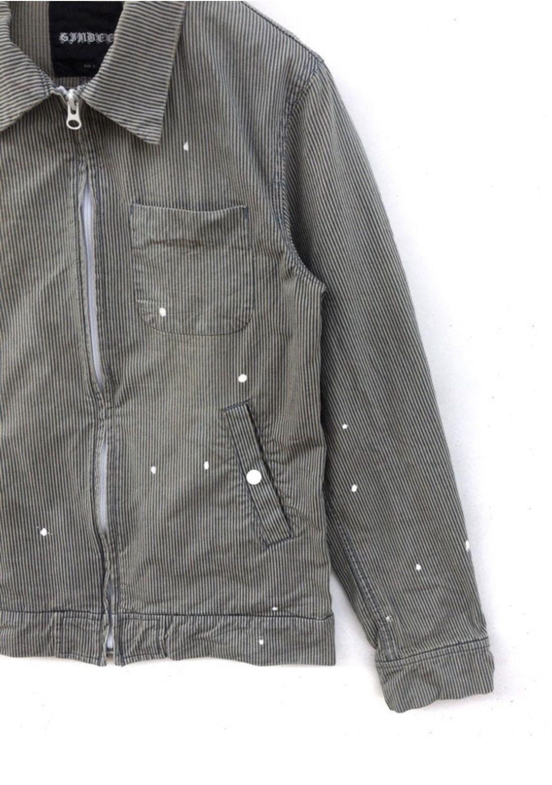 Japanese Brand × Vintage SINDEE japan paint dot art punk zipper jacket Size US M / EU 48-50 / 2 - 2 Thumbnail