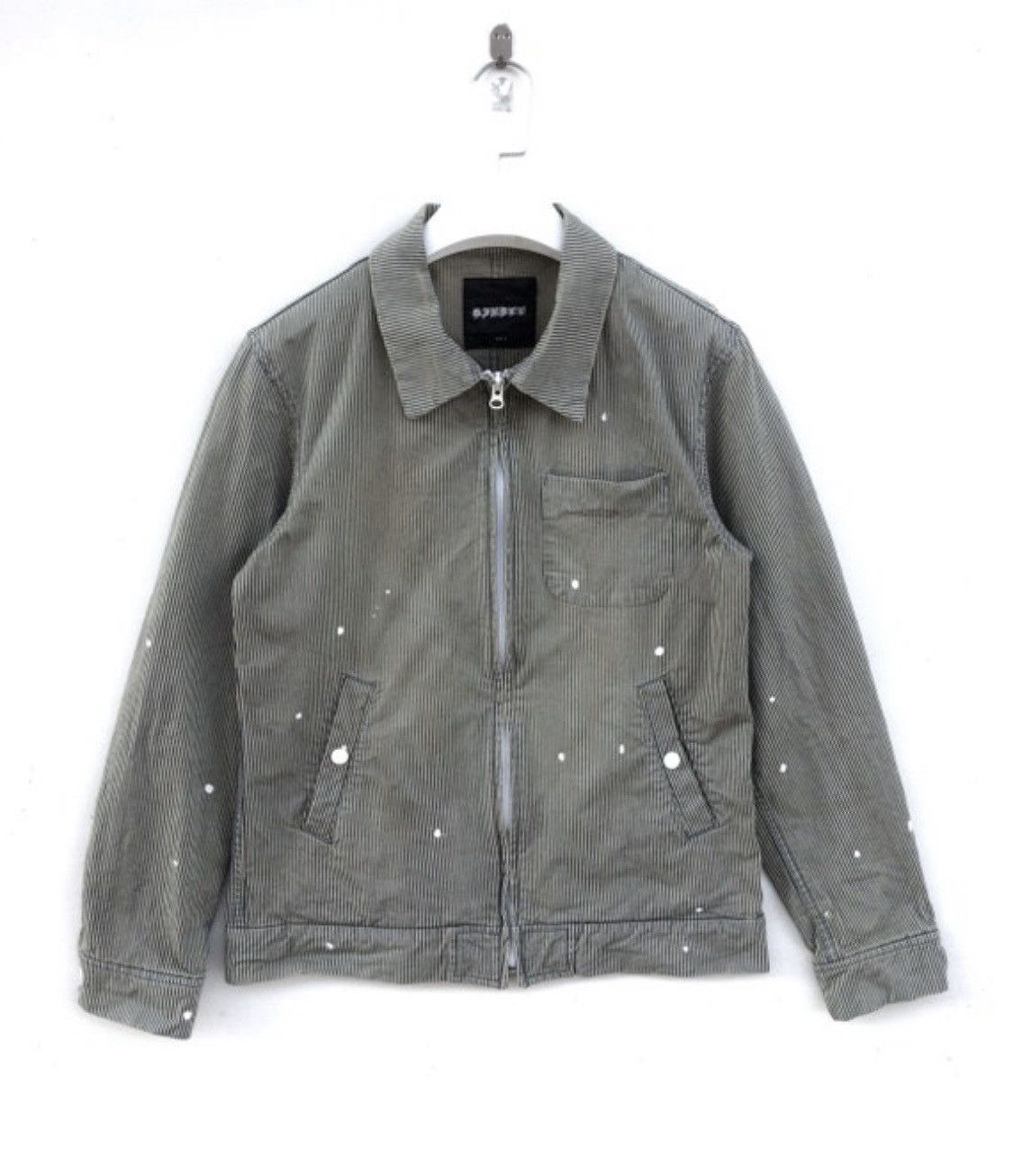 Japanese Brand × Vintage SINDEE japan paint dot art punk zipper jacket Size US M / EU 48-50 / 2 - 1 Thumbnail