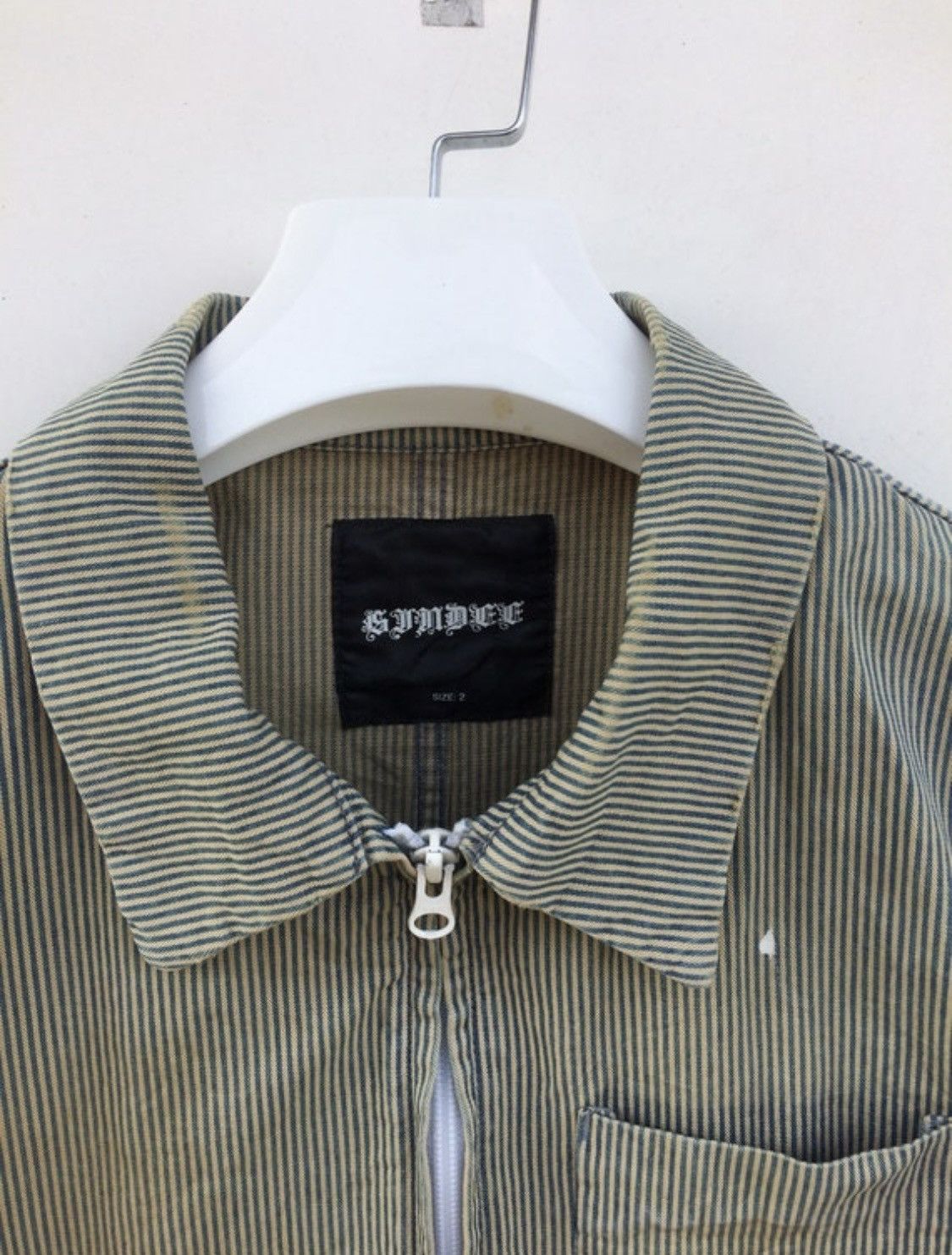 Japanese Brand × Vintage SINDEE japan paint dot art punk zipper jacket Size US M / EU 48-50 / 2 - 5 Thumbnail