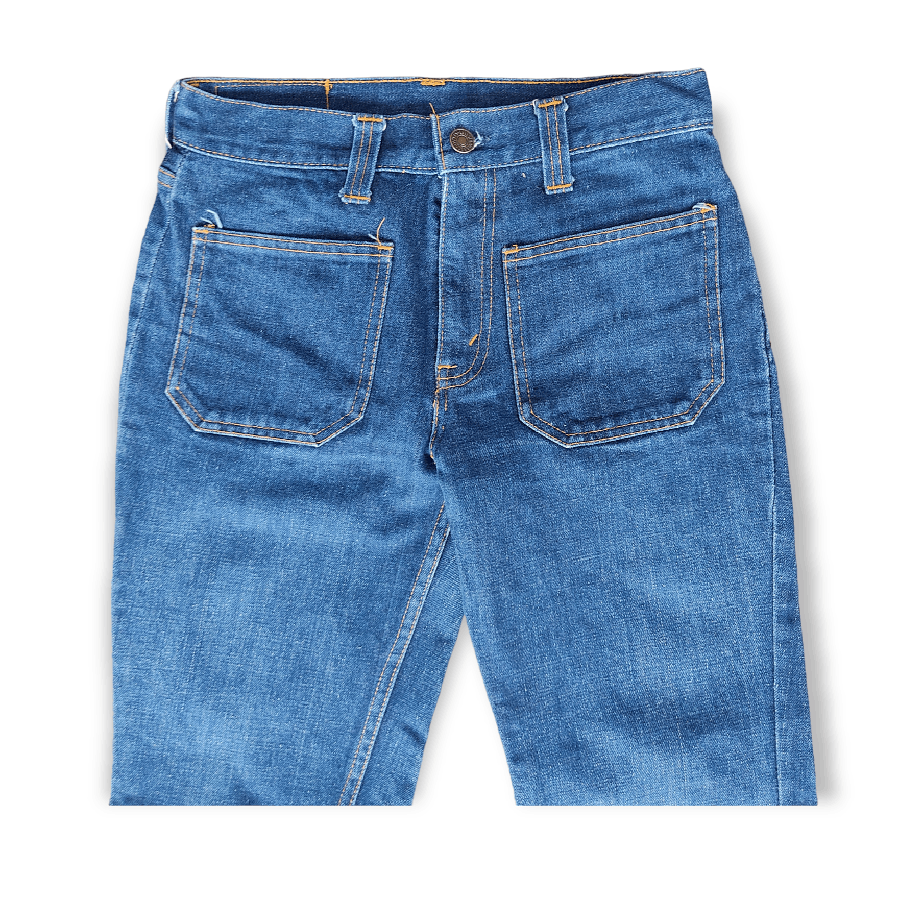 Levi's Vintage Levi's Retro Patch Pocket Wide Leg Flare Jeans Size 27" / US 4 / IT 40 - 5 Thumbnail