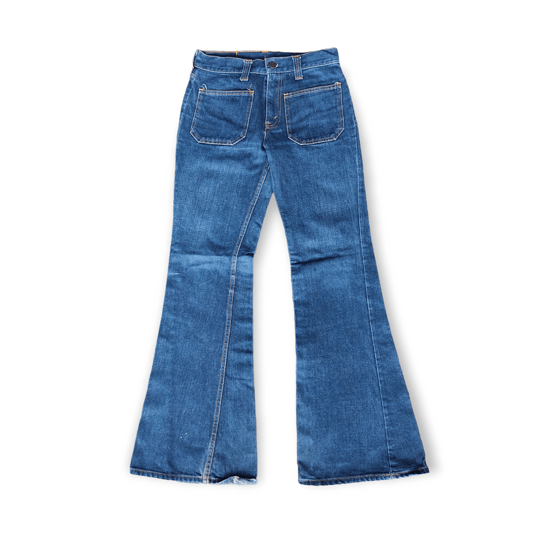 Levi's Vintage Levi's Retro Patch Pocket Wide Leg Flare Jeans Size 27" / US 4 / IT 40 - 1 Thumbnail