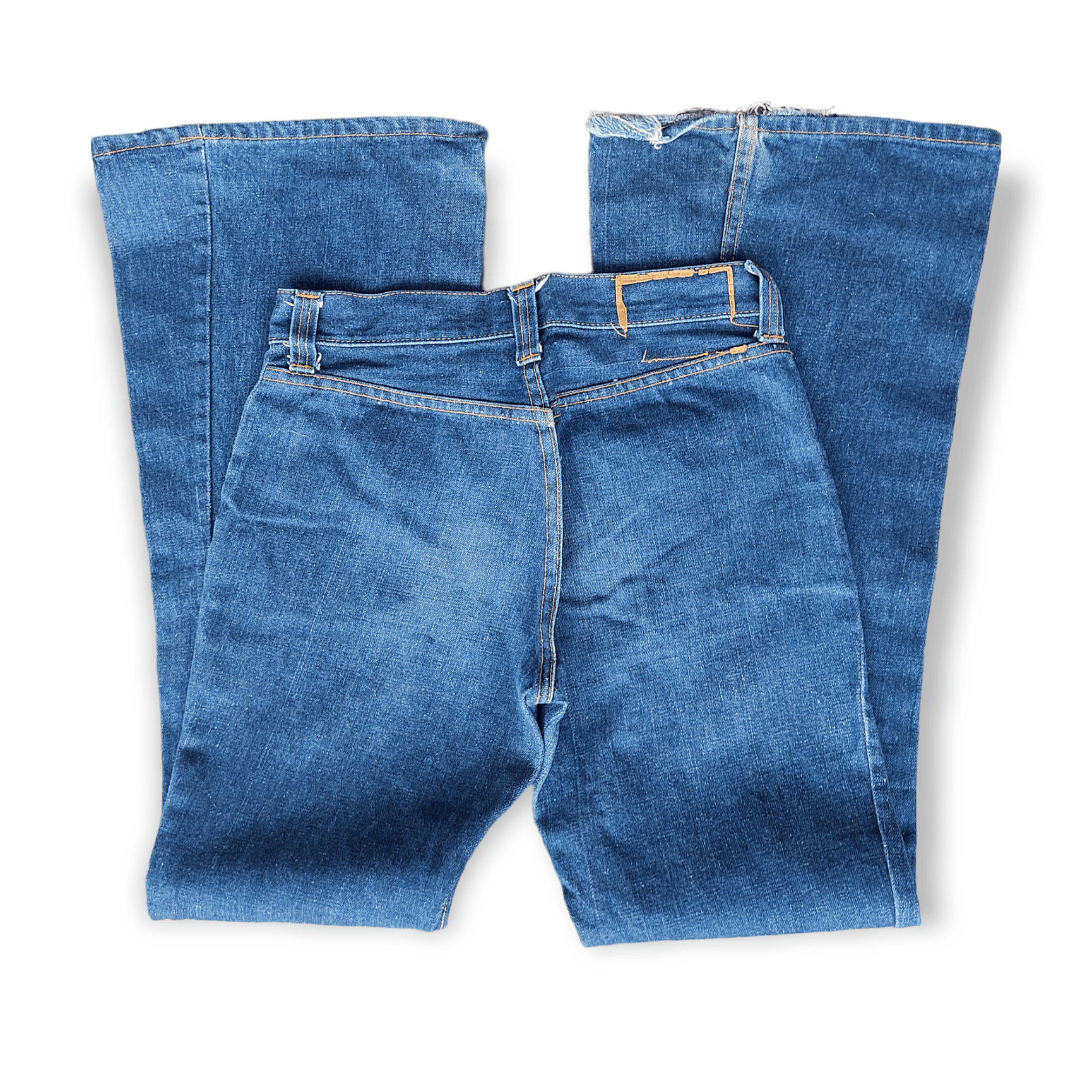 Levi's Vintage Levi's Retro Patch Pocket Wide Leg Flare Jeans Size 27" / US 4 / IT 40 - 4 Thumbnail