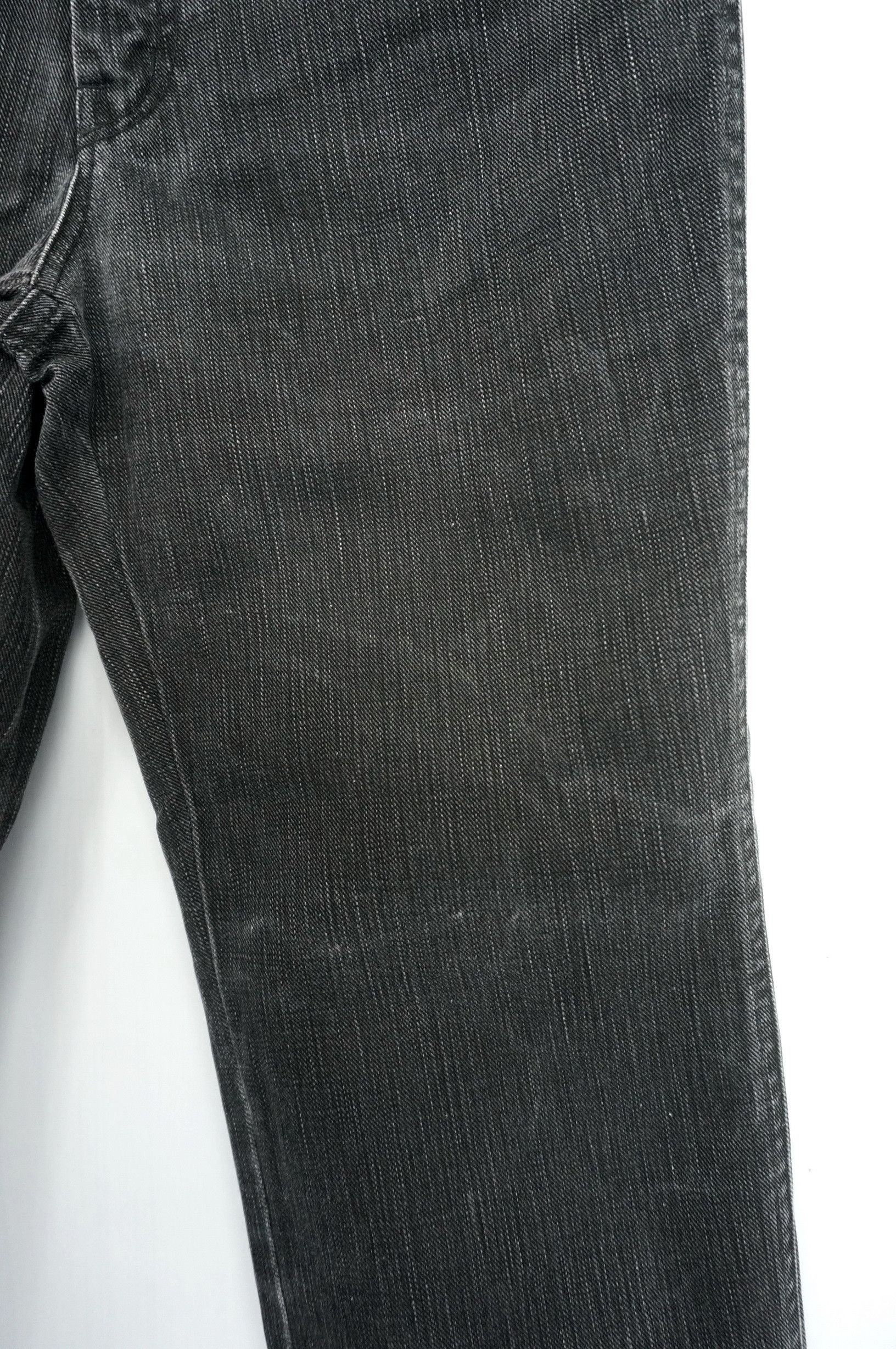 Number (N)ine Number (N)ine Dark Grey Back Zipper Jeans Size US 31 - 8 Thumbnail