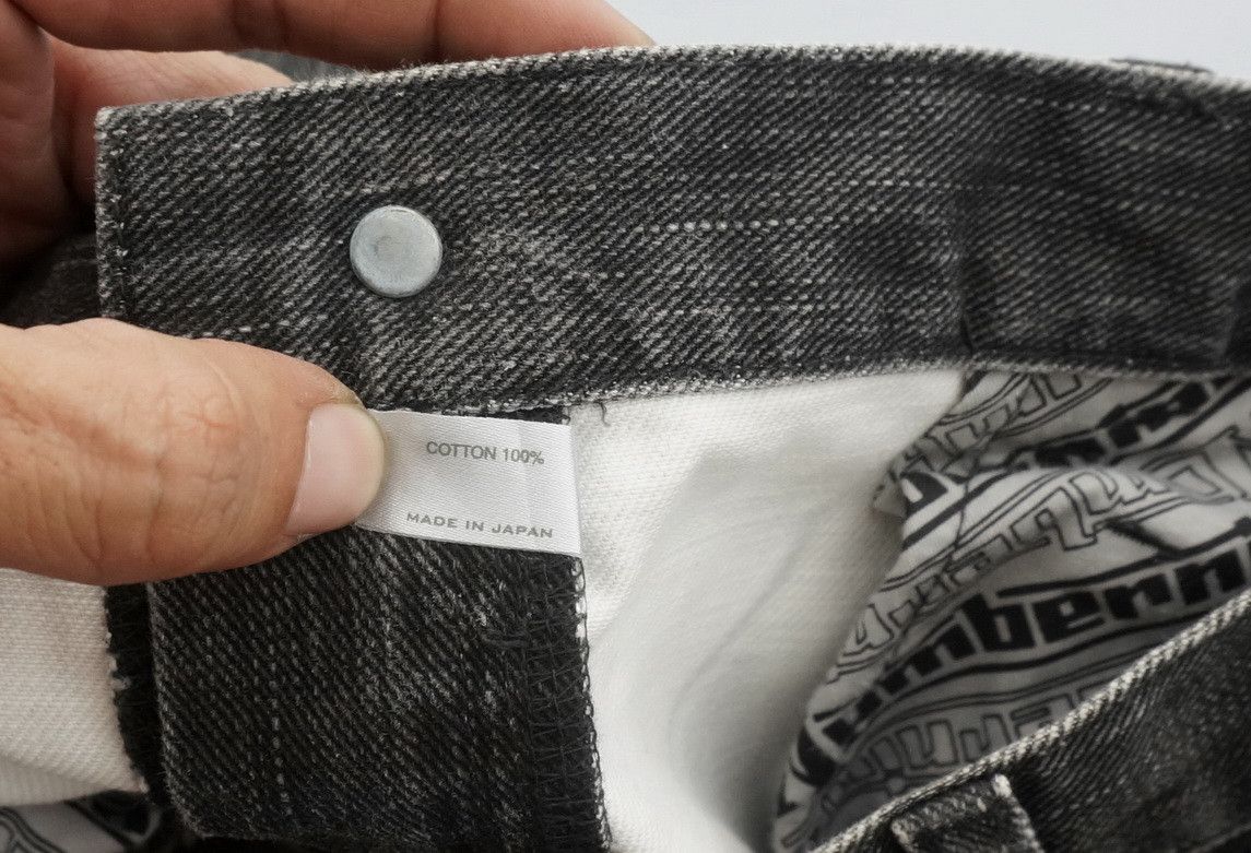Number (N)ine Number (N)ine Dark Grey Back Zipper Jeans Size US 31 - 21 Thumbnail