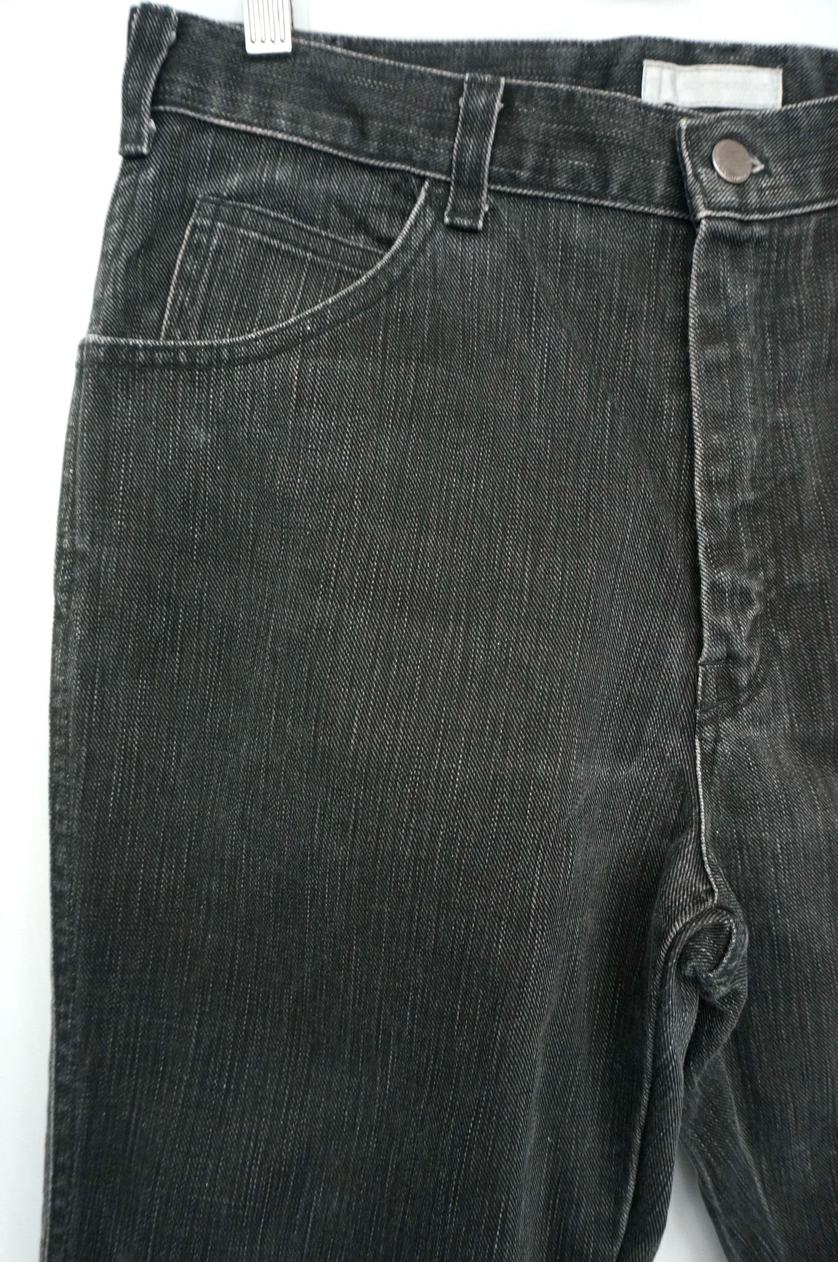 Number (N)ine Number (N)ine Dark Grey Back Zipper Jeans Size US 31 - 6 Thumbnail