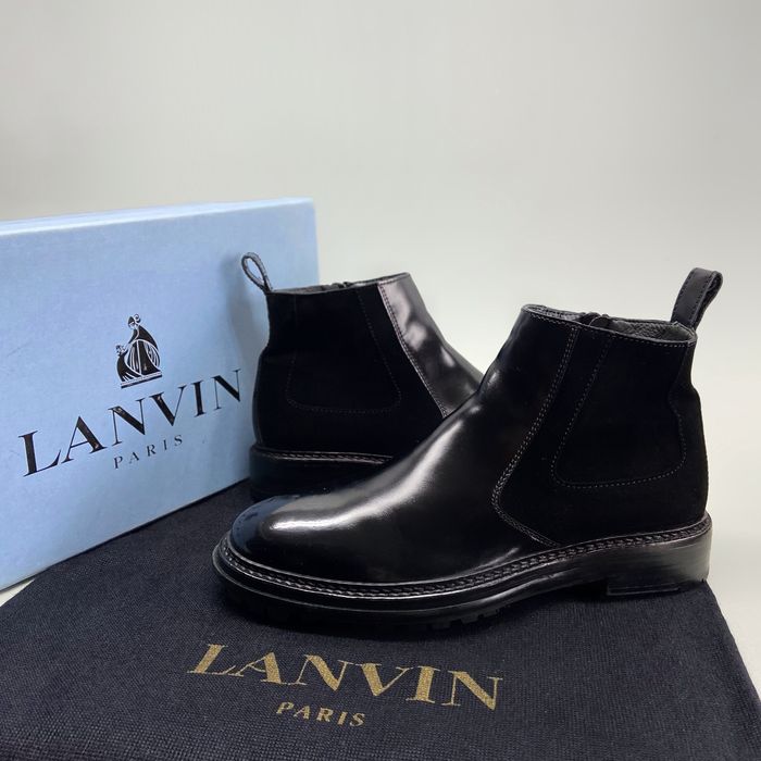 lanvin chelsea boots