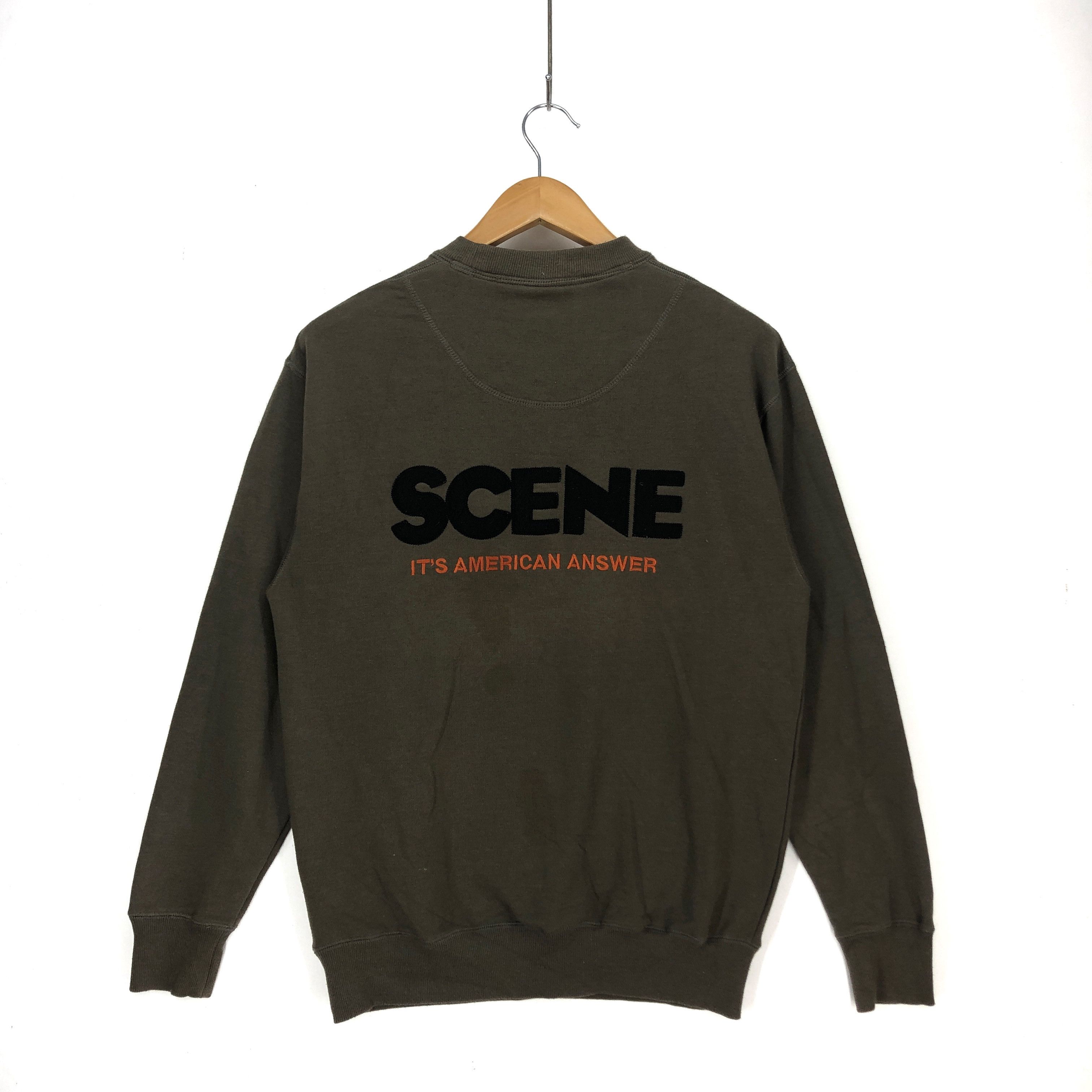 Other SCENE AMERICAN ANSWER Crew Neck Sweatshirt #1106-38 Size US M / EU 48-50 / 2 - 1 Thumbnail