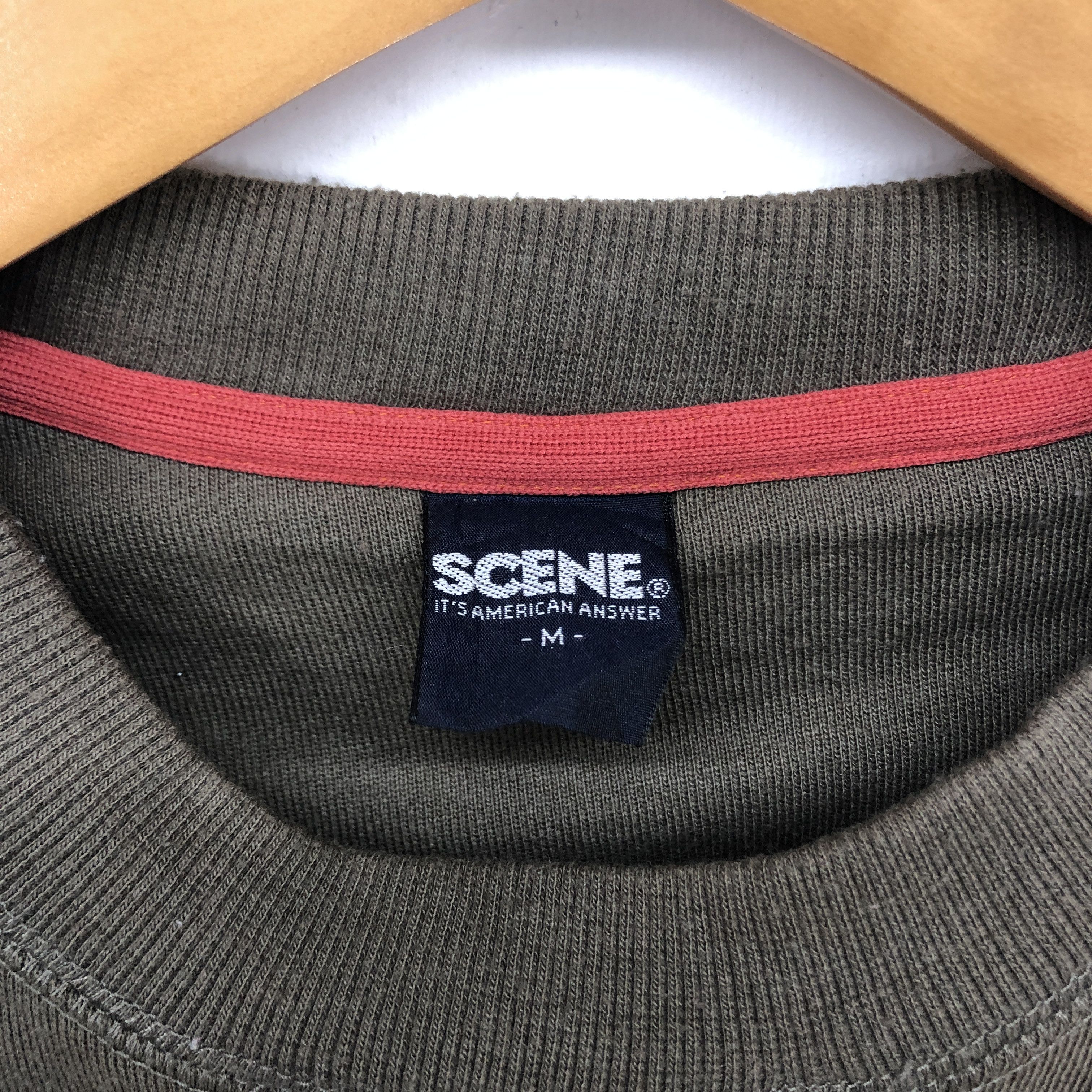 Other SCENE AMERICAN ANSWER Crew Neck Sweatshirt #1106-38 Size US M / EU 48-50 / 2 - 4 Thumbnail
