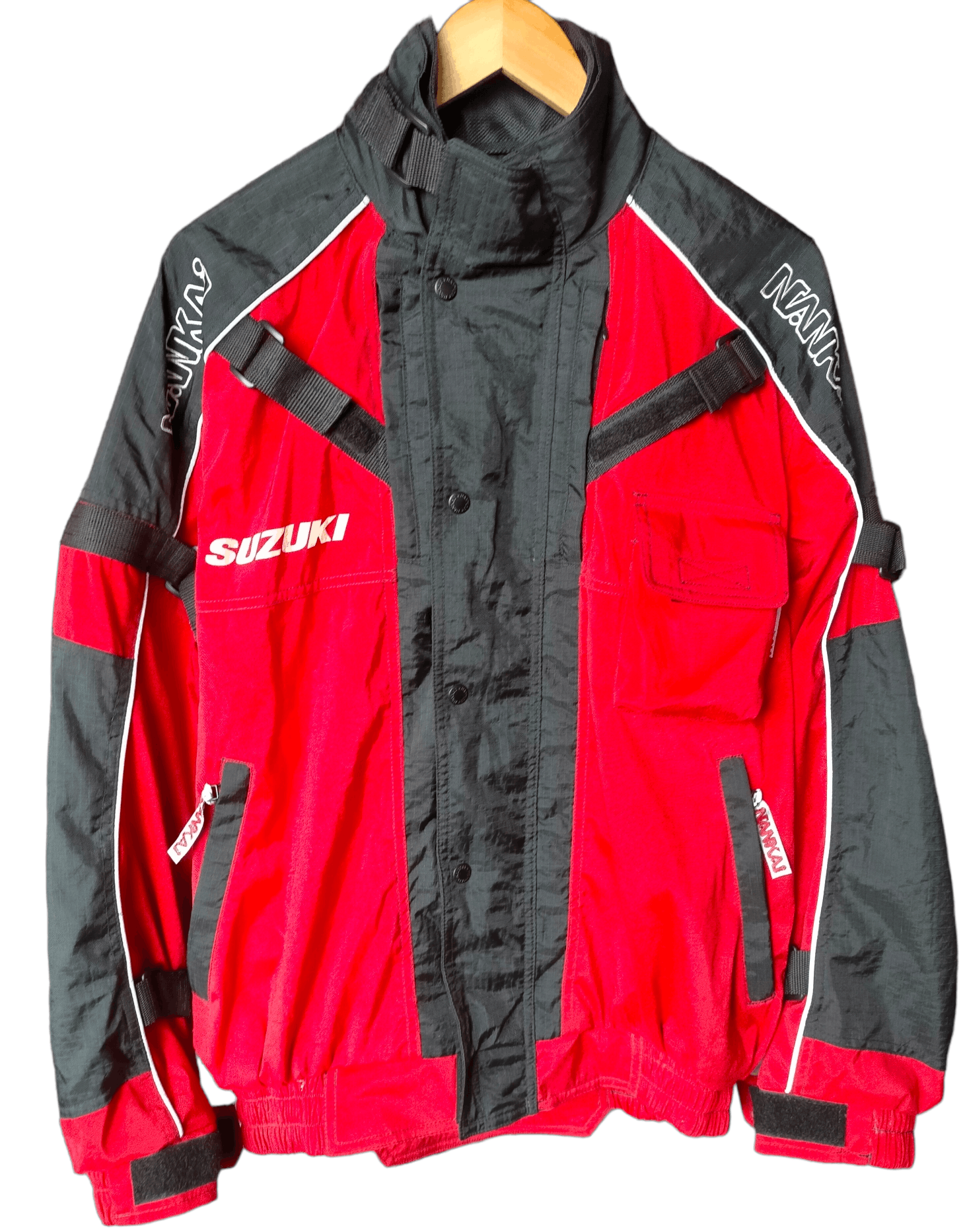 Vintage Vintage Nankai Racing Motorcycle Jacket With Suzuki Sticker Size US L / EU 52-54 / 3 - 1 Thumbnail
