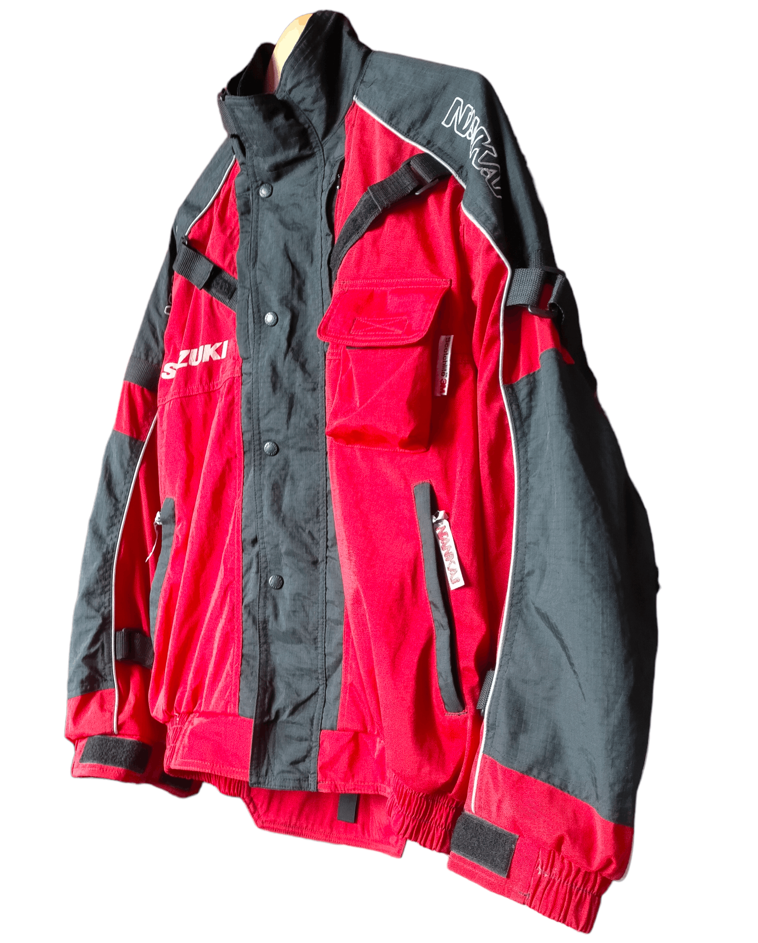 Vintage Vintage Nankai Racing Motorcycle Jacket With Suzuki Sticker Size US L / EU 52-54 / 3 - 2 Thumbnail