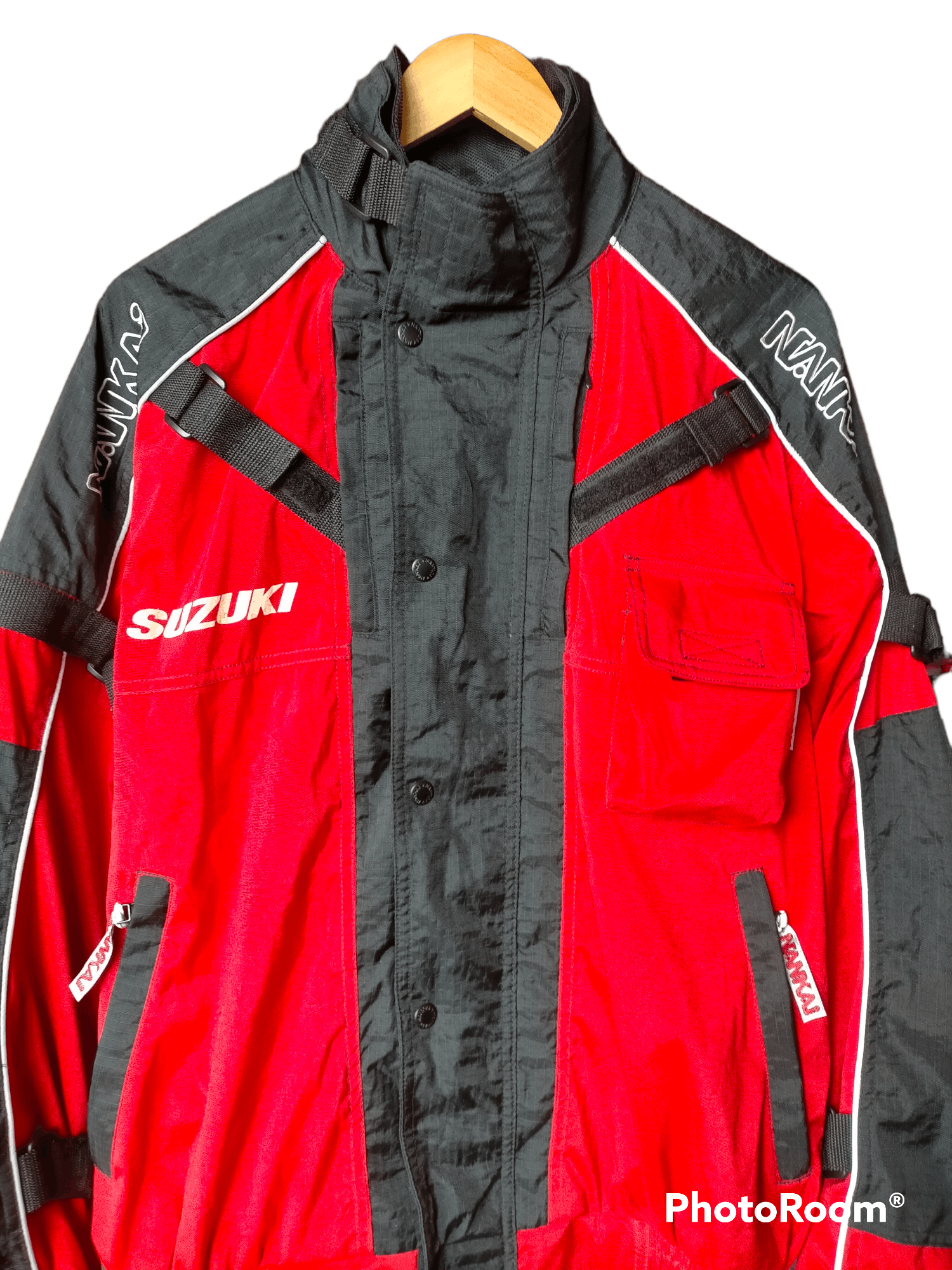 Vintage Vintage Nankai Racing Motorcycle Jacket With Suzuki Sticker Size US L / EU 52-54 / 3 - 5 Thumbnail