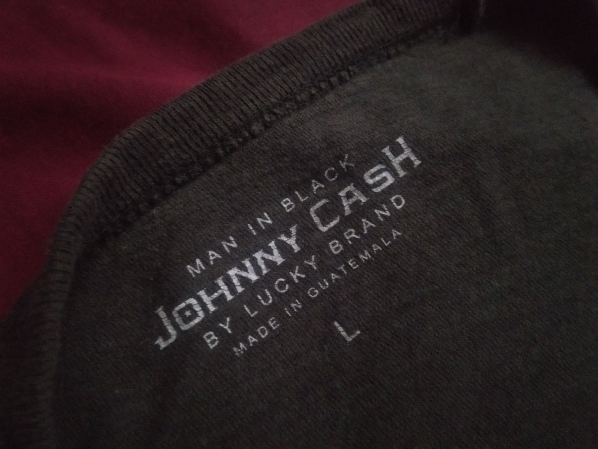 Band Tees Johnny Cash Man In Black tshirt music Size US L / EU 52-54 / 3 - 3 Thumbnail