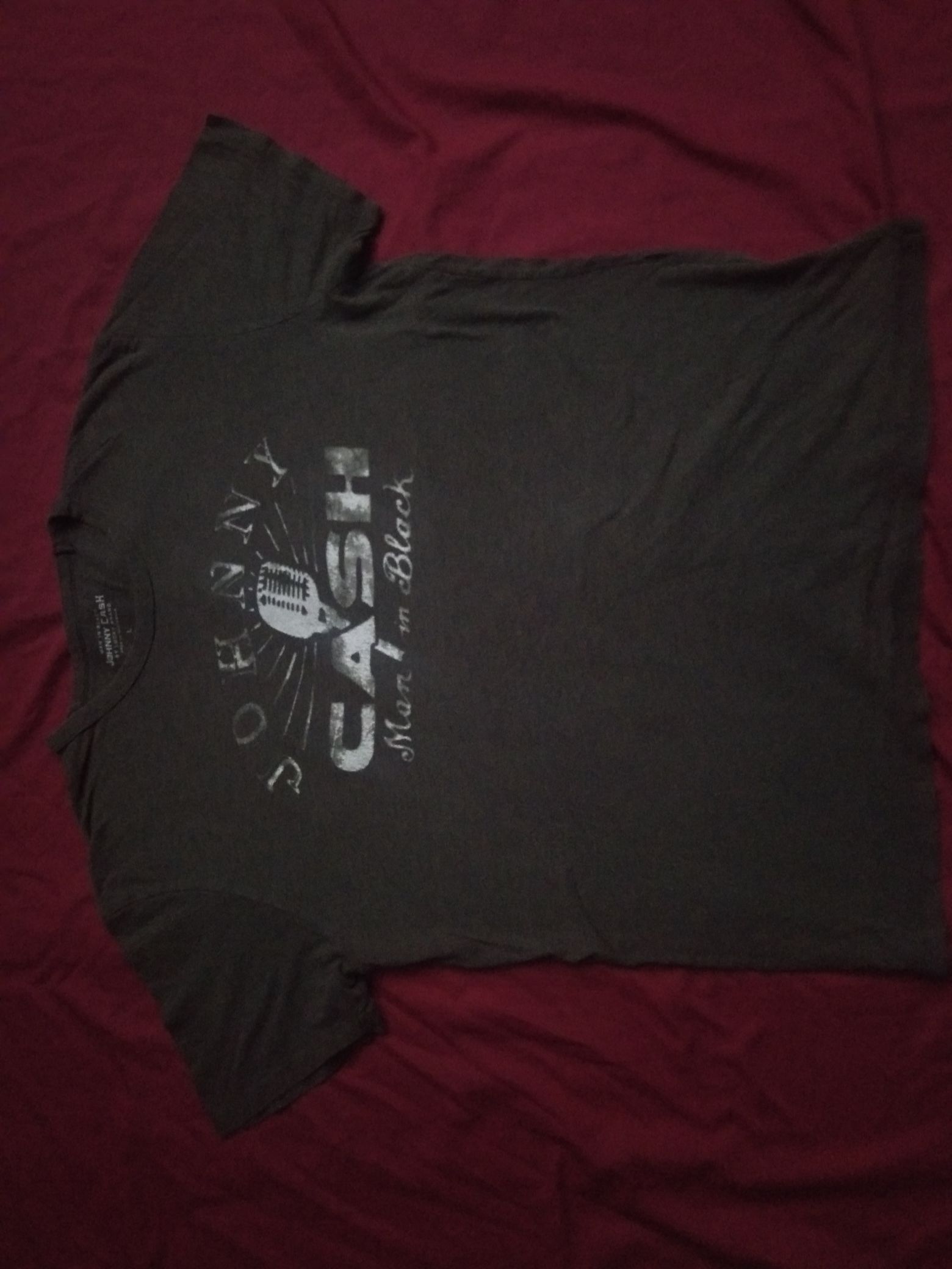 Band Tees Johnny Cash Man In Black tshirt music Size US L / EU 52-54 / 3 - 2 Thumbnail