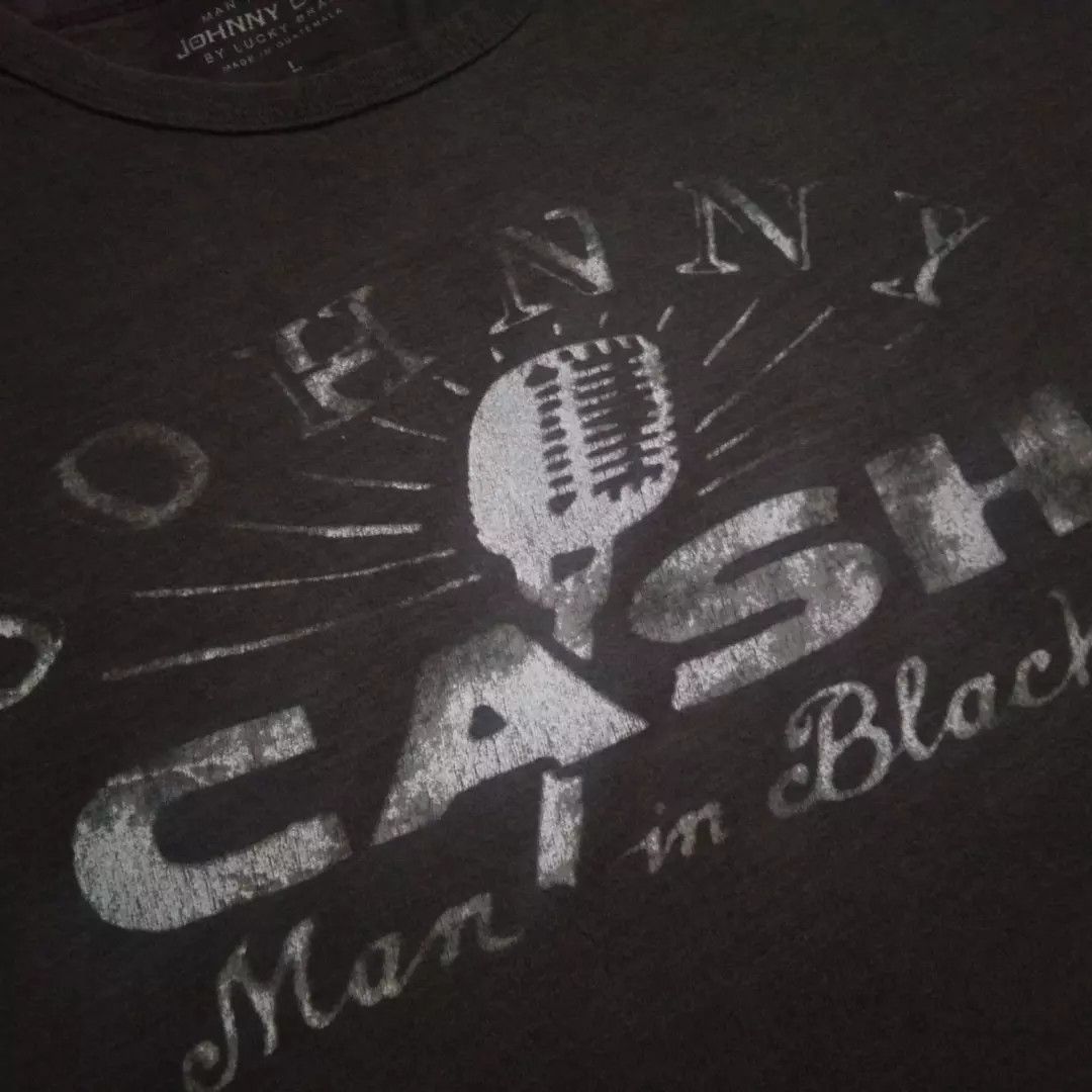 Band Tees Johnny Cash Man In Black tshirt music Size US L / EU 52-54 / 3 - 1 Thumbnail