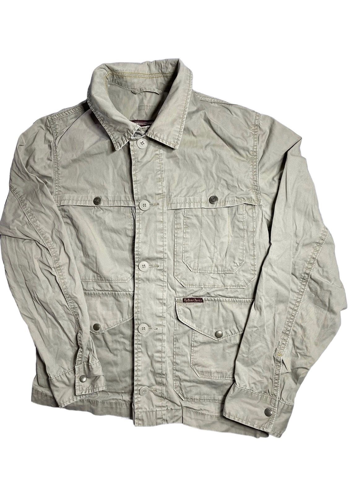 Marlboro × Vintage Vintage Marlboro multi pocket jacket Size US M / EU 48-50 / 2 - 1 Thumbnail