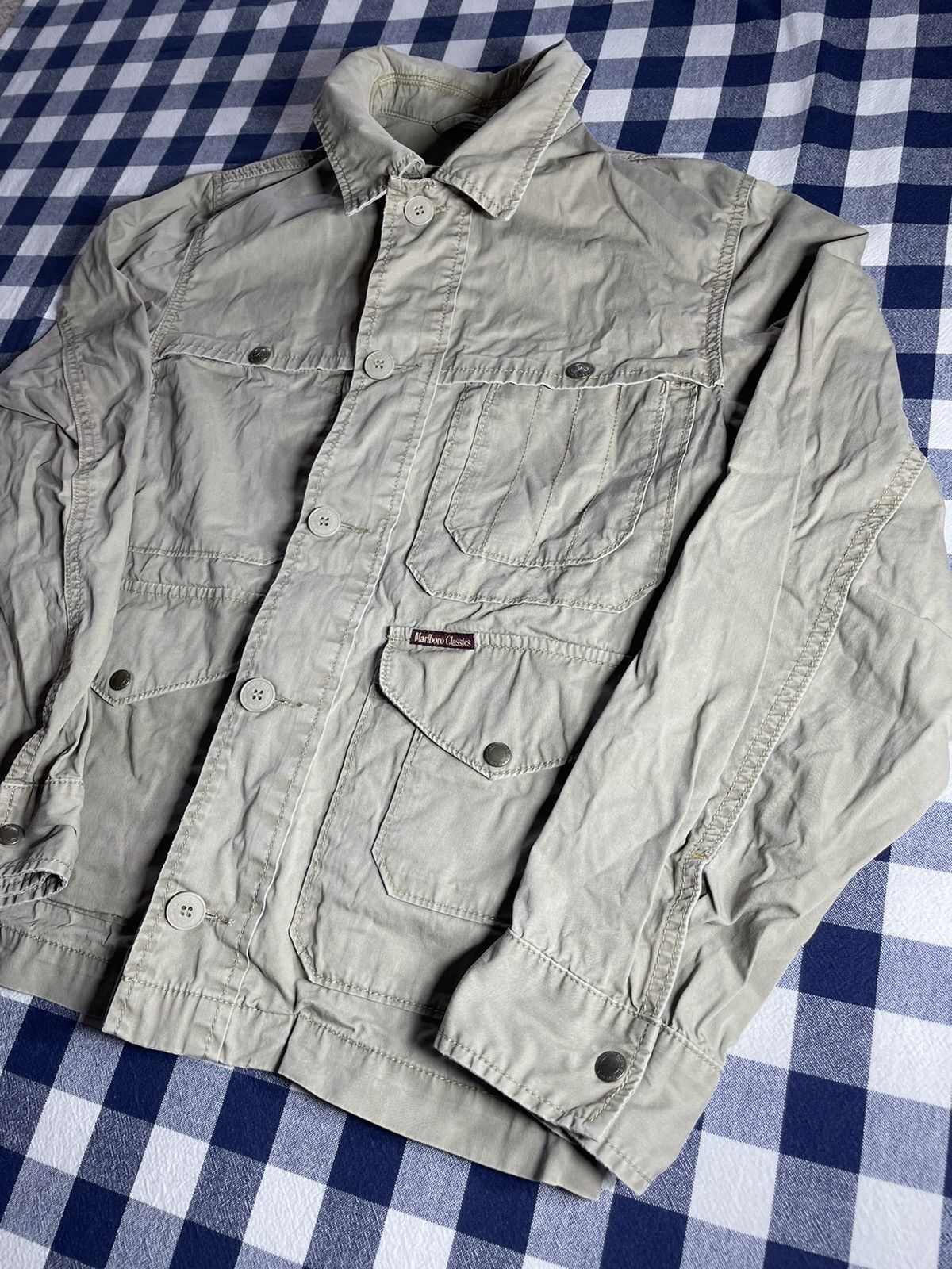 Marlboro × Vintage Vintage Marlboro multi pocket jacket Size US M / EU 48-50 / 2 - 6 Thumbnail