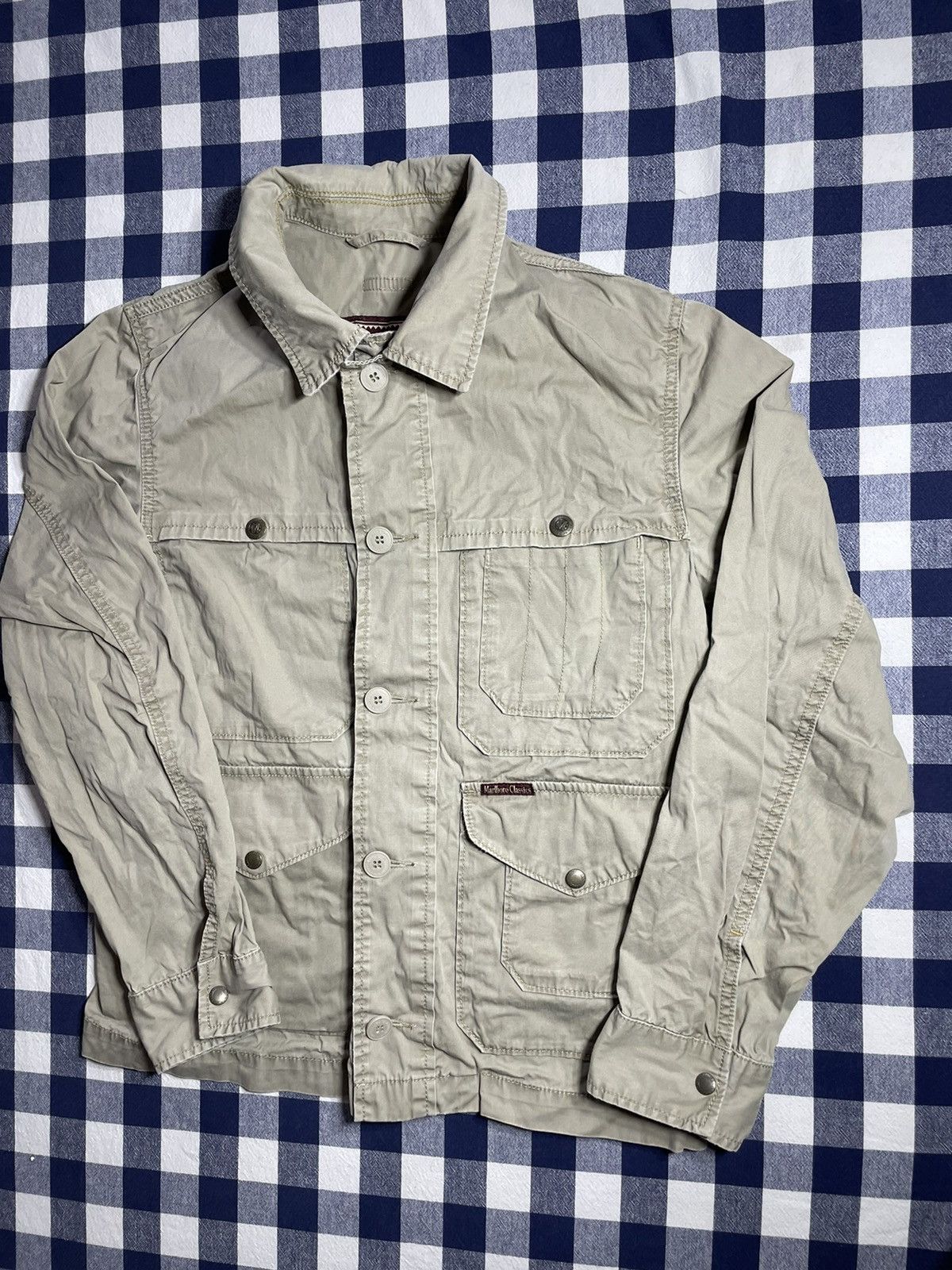 Marlboro × Vintage Vintage Marlboro multi pocket jacket Size US M / EU 48-50 / 2 - 4 Thumbnail