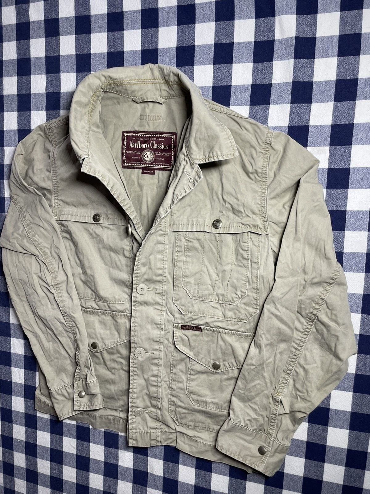 Marlboro × Vintage Vintage Marlboro multi pocket jacket Size US M / EU 48-50 / 2 - 9 Thumbnail