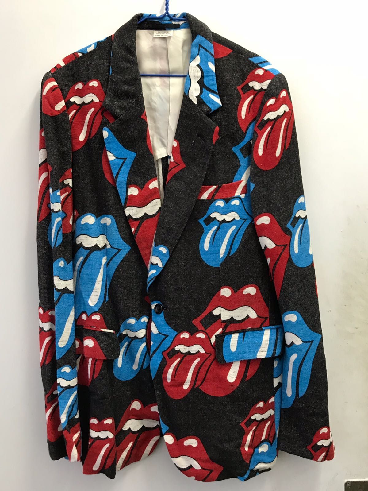 comme des garcons rolling stones blazer