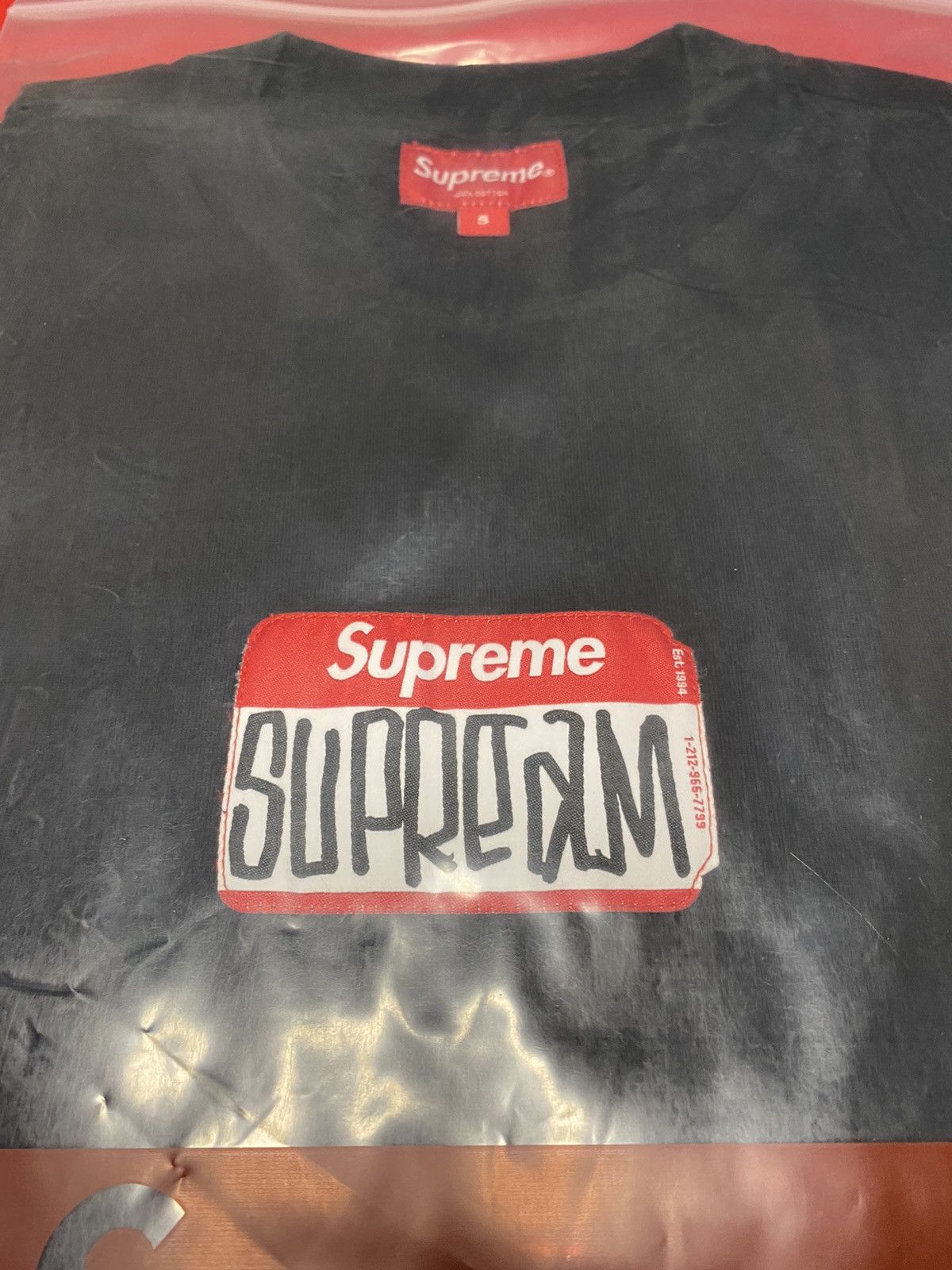 Supreme Supreme Gonz Name tag tee Size US S / EU 44-46 / 1 - 3 Thumbnail