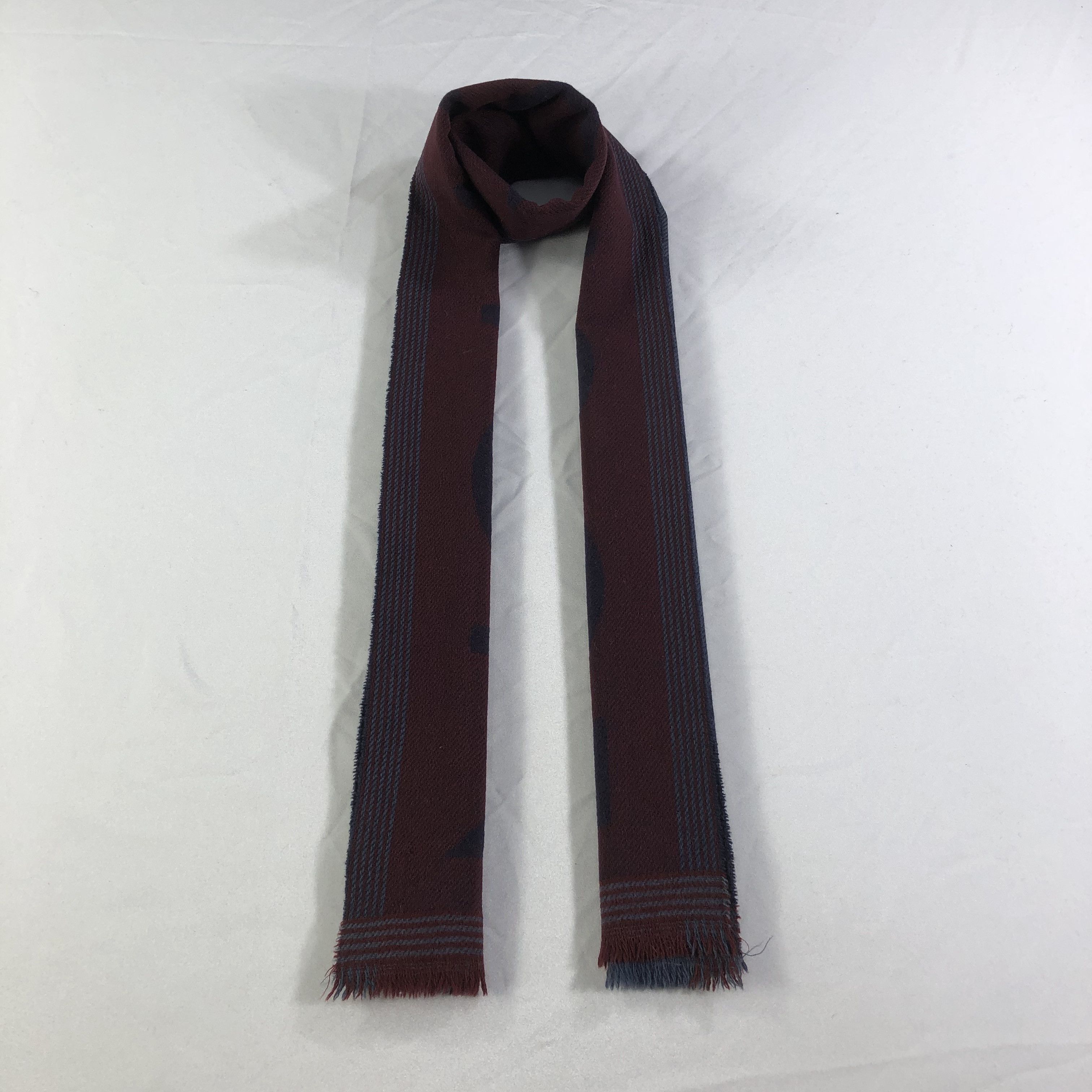 Louis Vuitton Louis Vuitton Merino Spell Out Scarf Muffler V1398 Size ONE SIZE - 2 Thumbnail