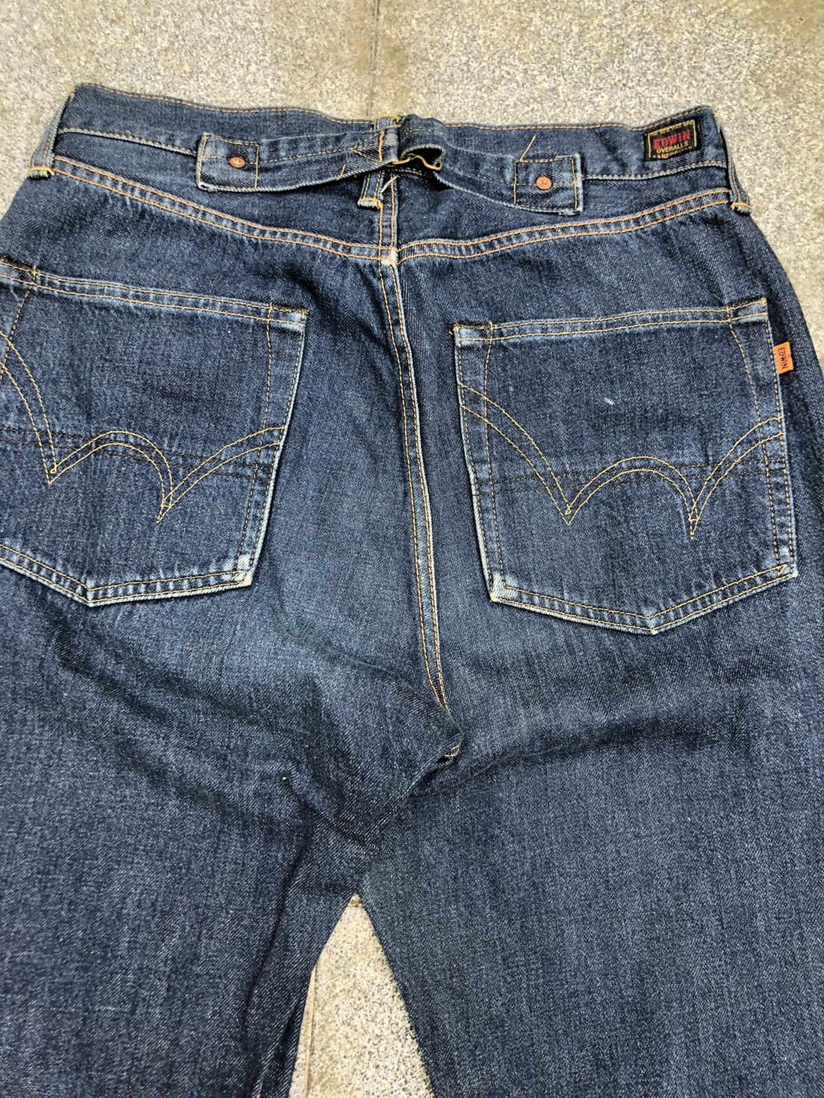 Edwin × Vintage Edwin orange Tab selvedge denim Size US 32 / EU 48 - 3 Thumbnail