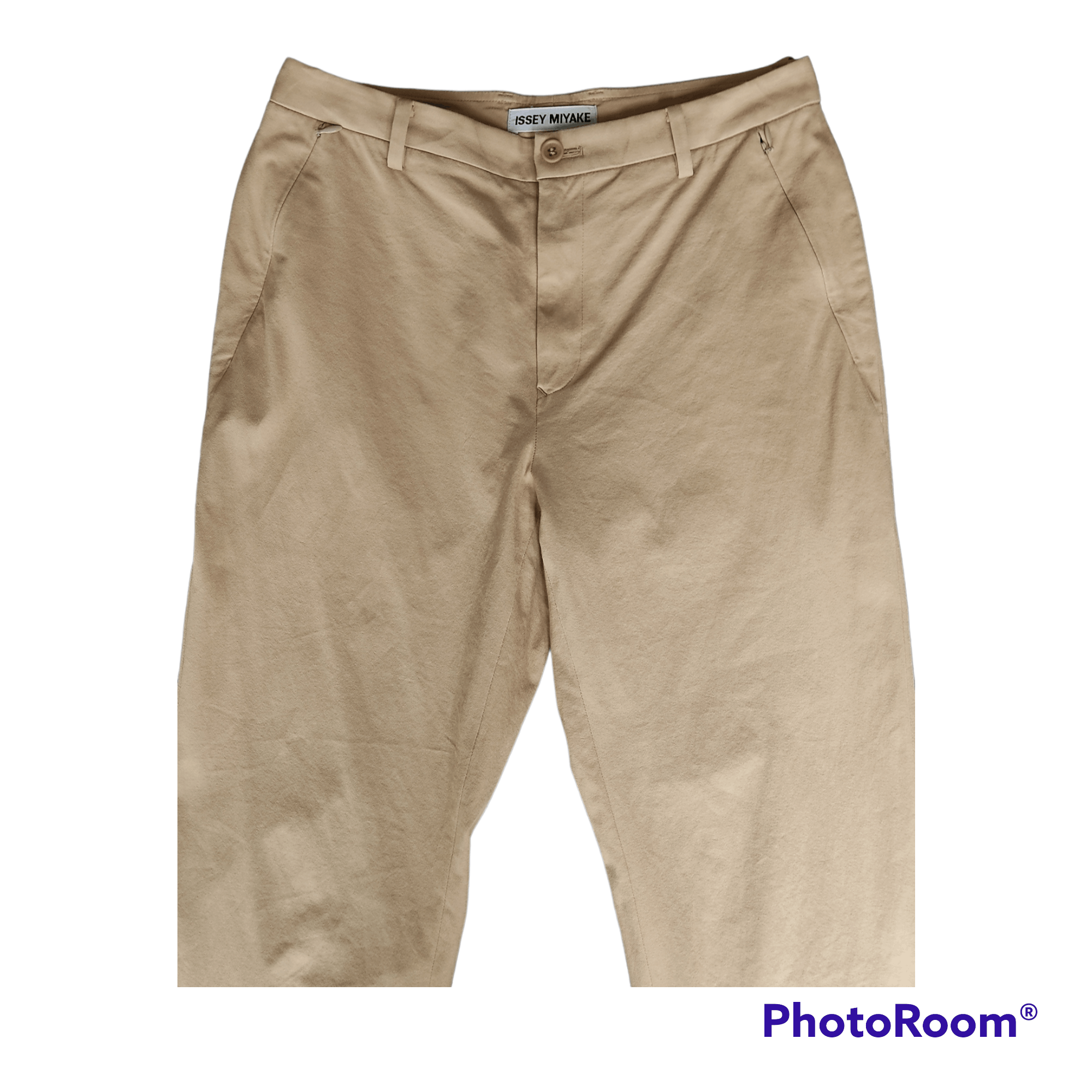 Issey Miyake Vintage Issey Miyake Beige Stretchable Pants Size US 28 / EU 44 - 2 Thumbnail