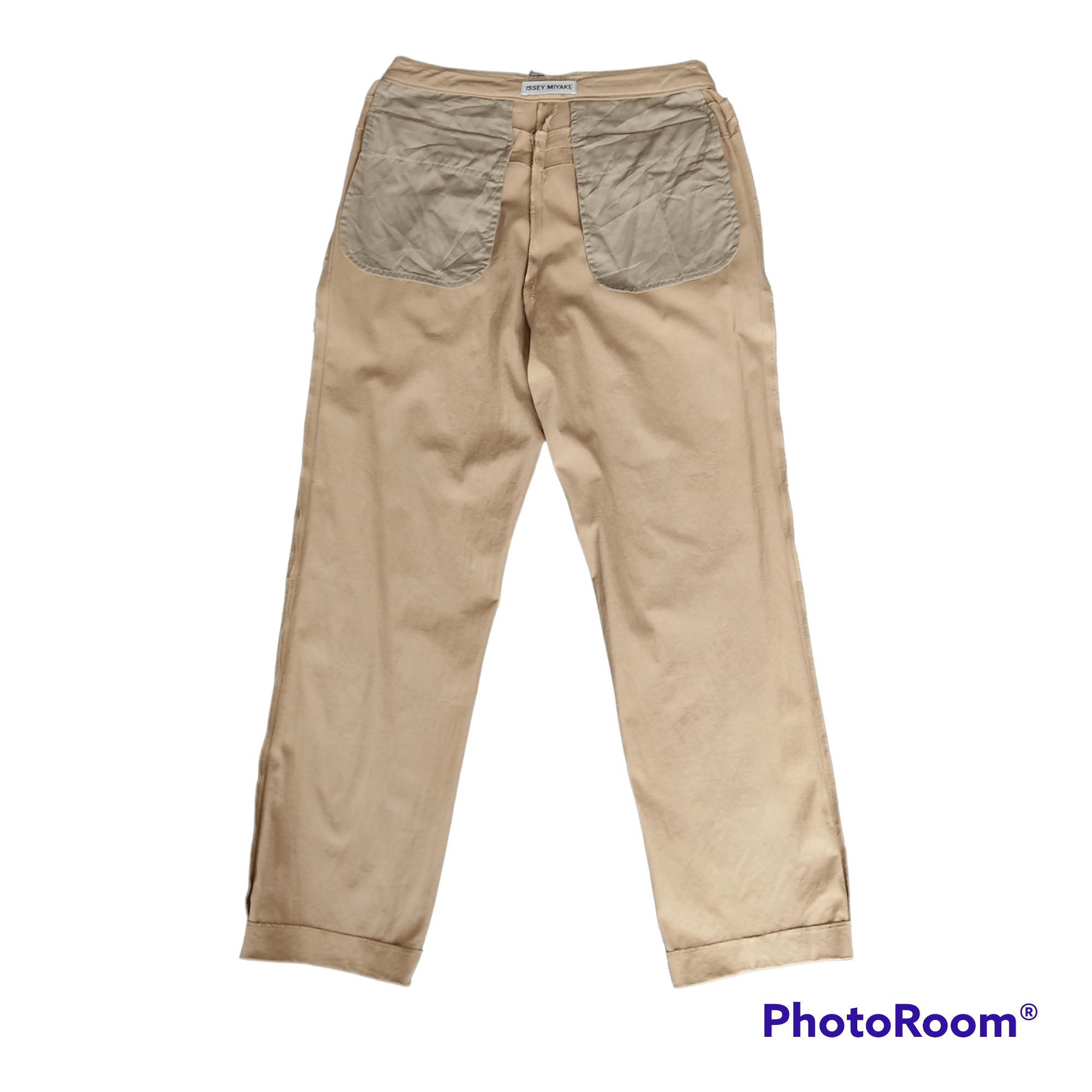 Issey Miyake Vintage Issey Miyake Beige Stretchable Pants Size US 28 / EU 44 - 9 Thumbnail