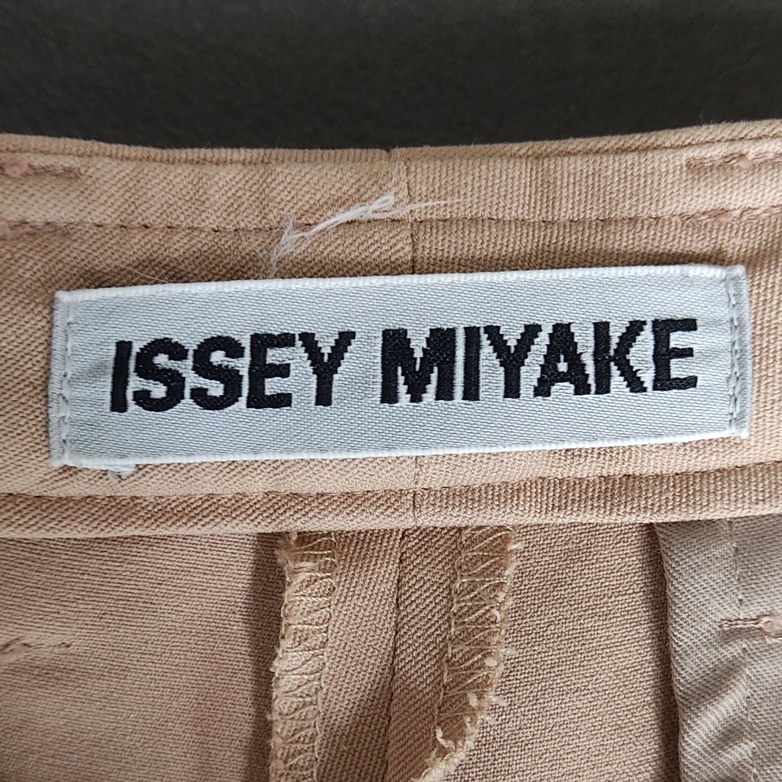 Issey Miyake Vintage Issey Miyake Beige Stretchable Pants Size US 28 / EU 44 - 10 Thumbnail