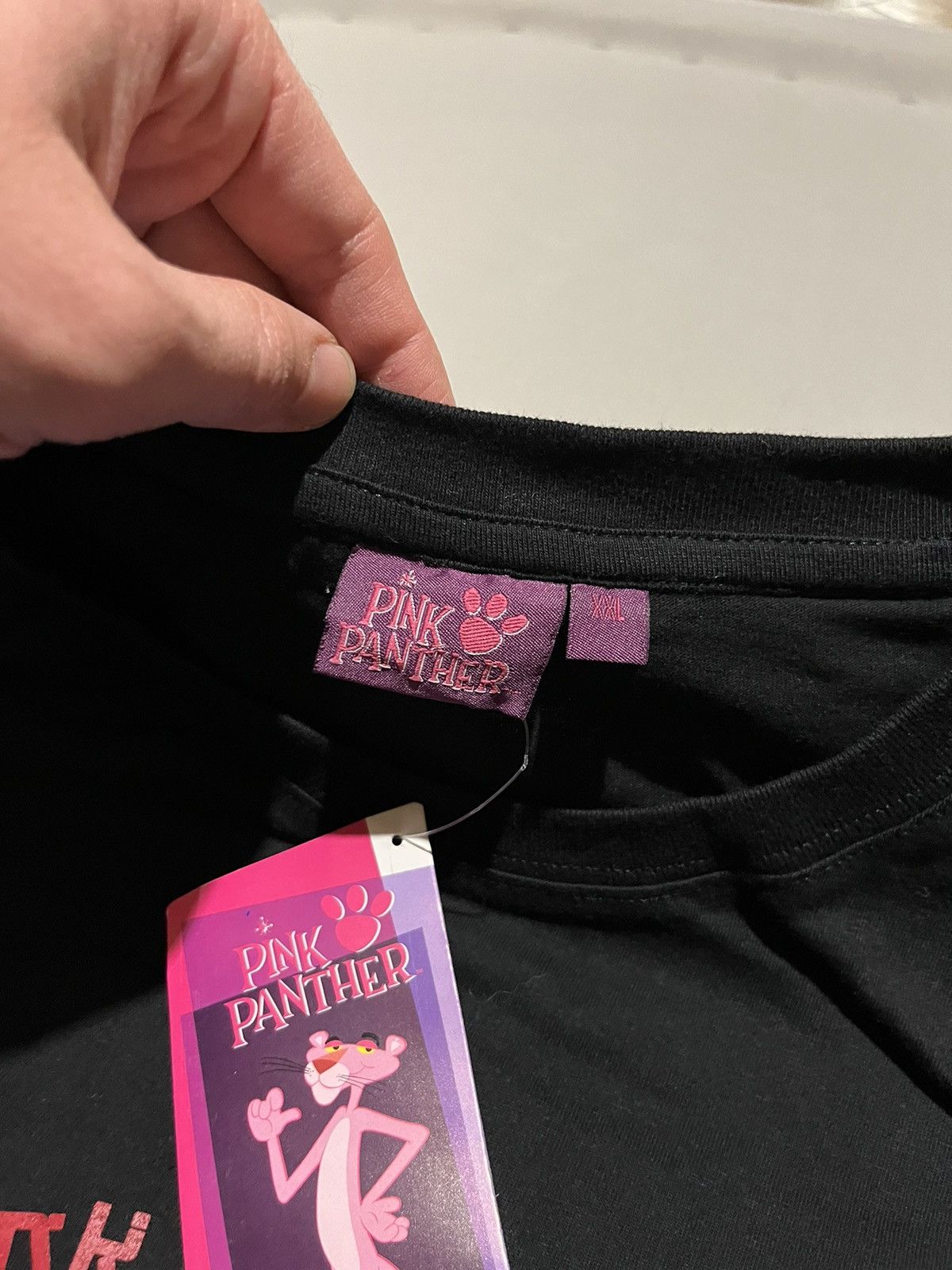 Vintage Pink Panther Big Logo NEW Vintage T-shirt Size US XXL / EU 58 / 5 - 6 Thumbnail