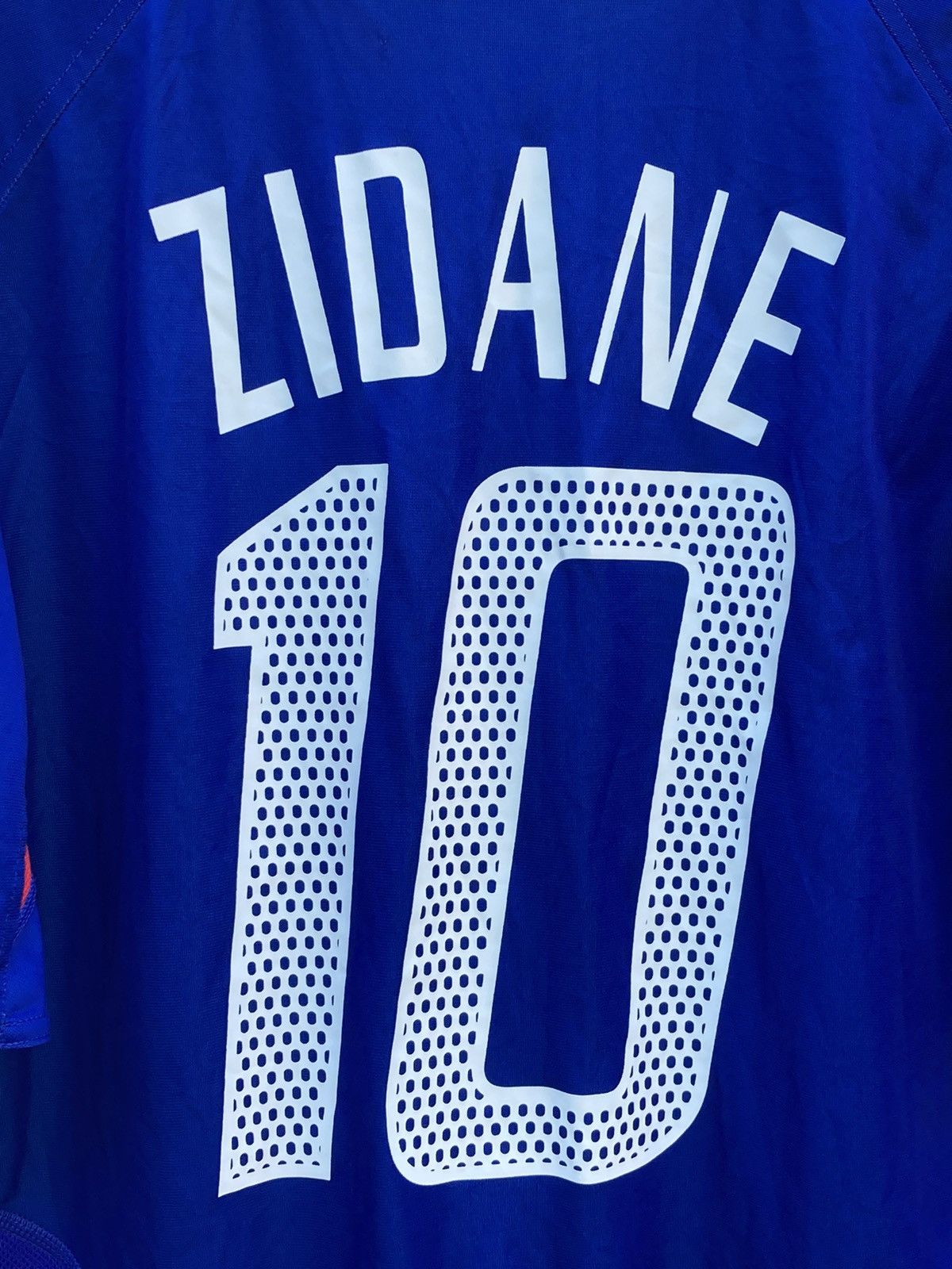 Adidas 2003 Vintage Adidas France Zidan home jersey Size US L / EU 52-54 / 3 - 7 Thumbnail