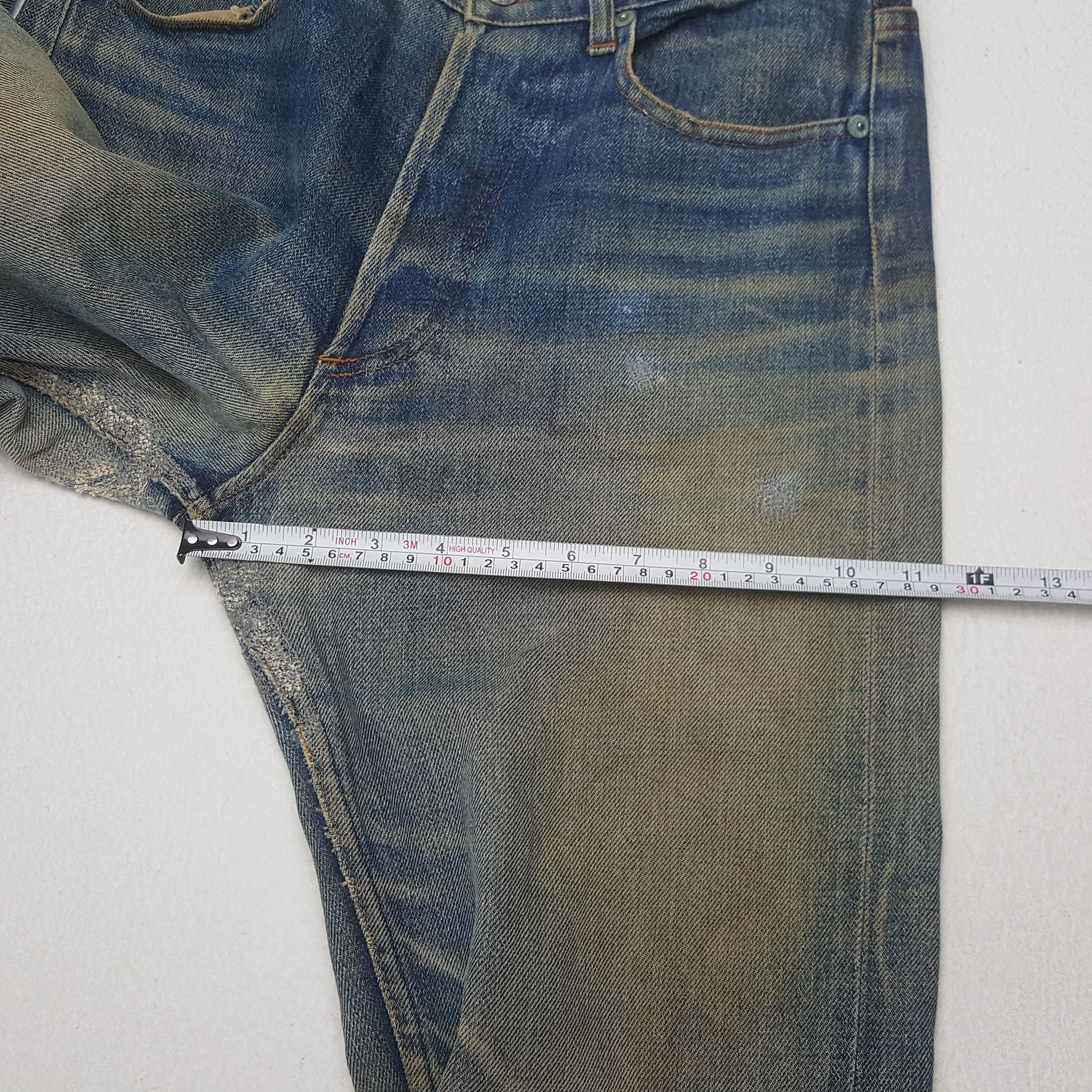 A.P.C. × Japanese Brand × Vintage Vintage A.P.C. Japanese Brand Washed Syle Denim Jeans Size US 28 / EU 44 - 9 Thumbnail