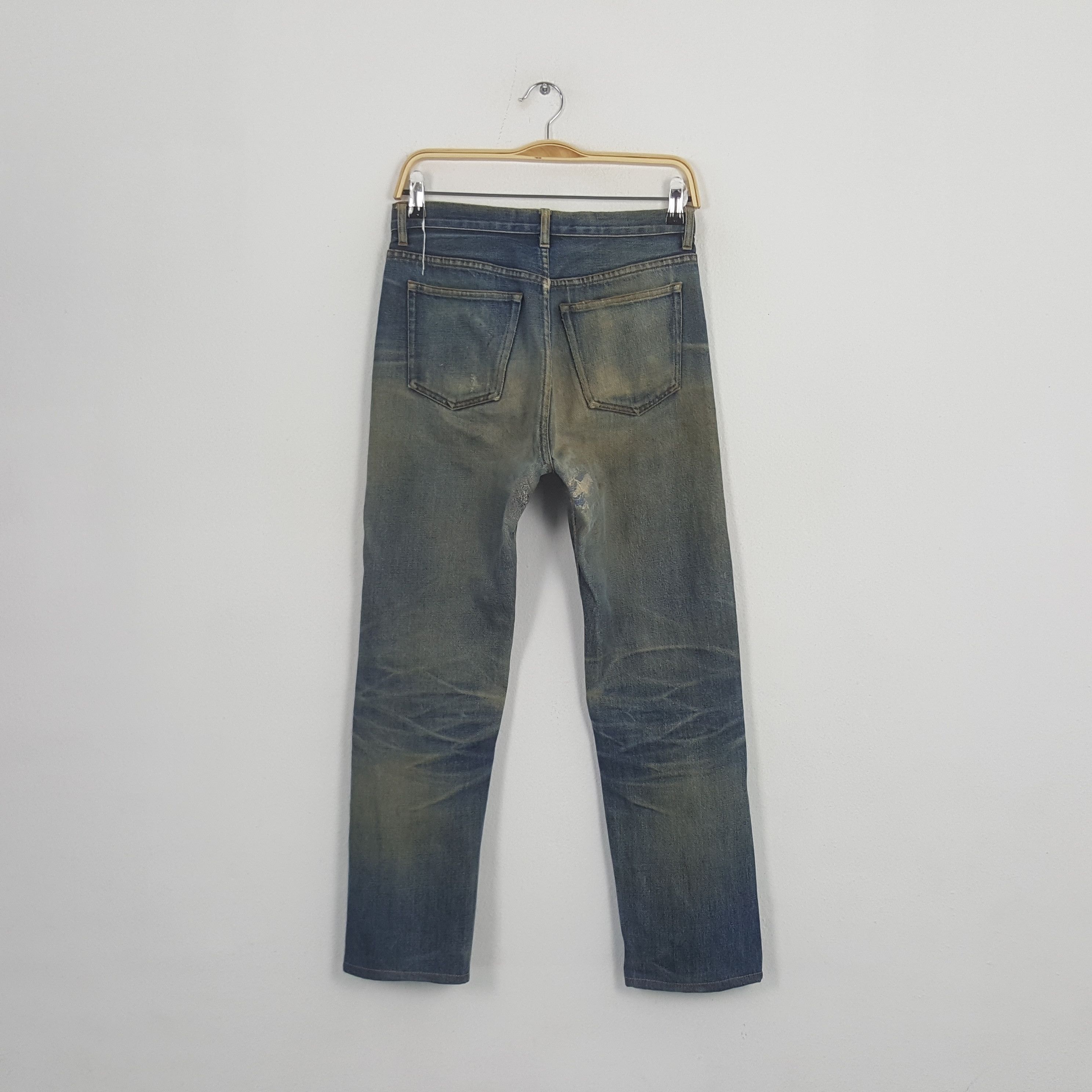 A.P.C. × Japanese Brand × Vintage Vintage A.P.C. Japanese Brand Washed Syle Denim Jeans Size US 28 / EU 44 - 4 Thumbnail